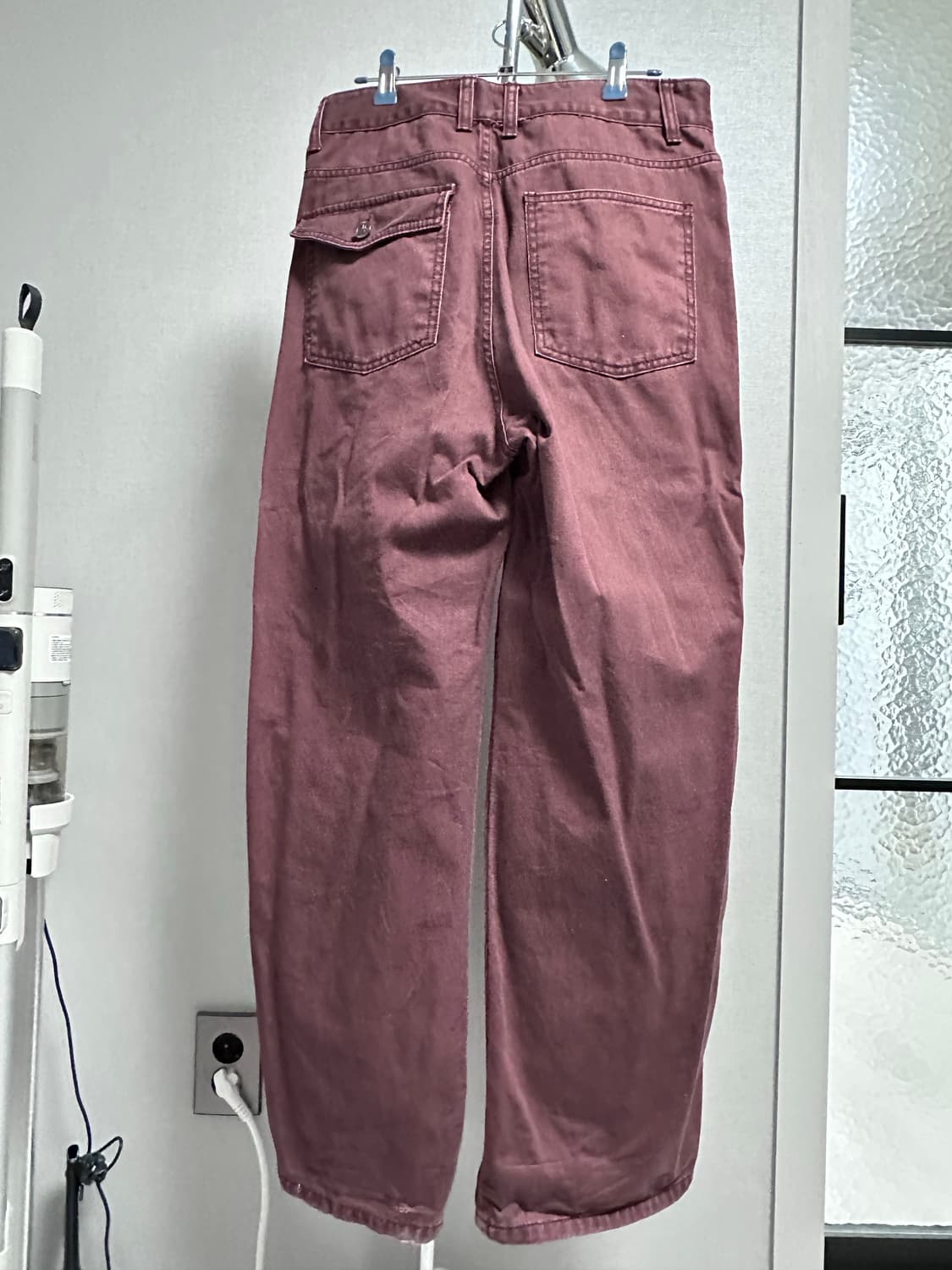 에즈카톤 코스 위시드 코튼팬츠 버건디 상품이미지2