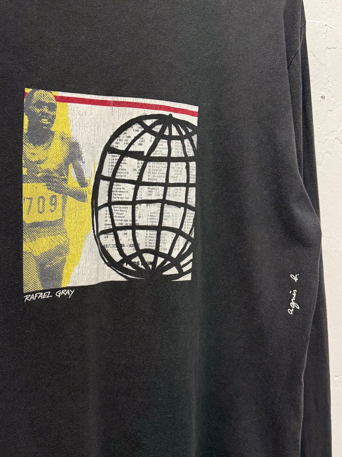 agnès b. Homme Rafael Gray Long Sleeve T 상품이미지3