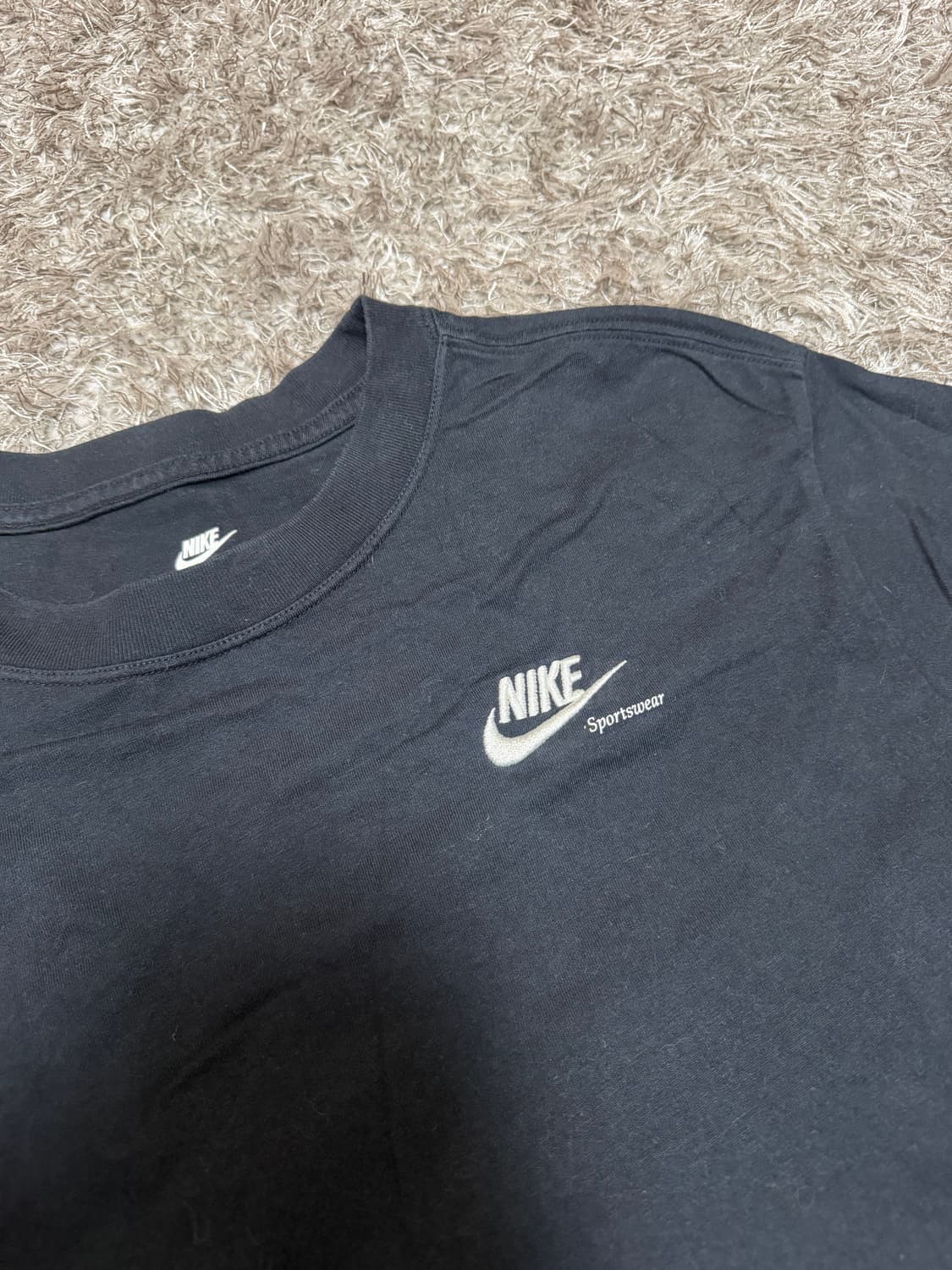[90] 나이키 스포츠웨어 루즈핏 반팔티 블랙 상품이미지1