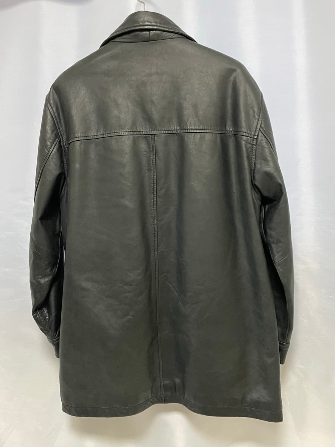 [D.O Archives] 90s 올드갭 레더 카코트 블랙(L) 상품이미지7