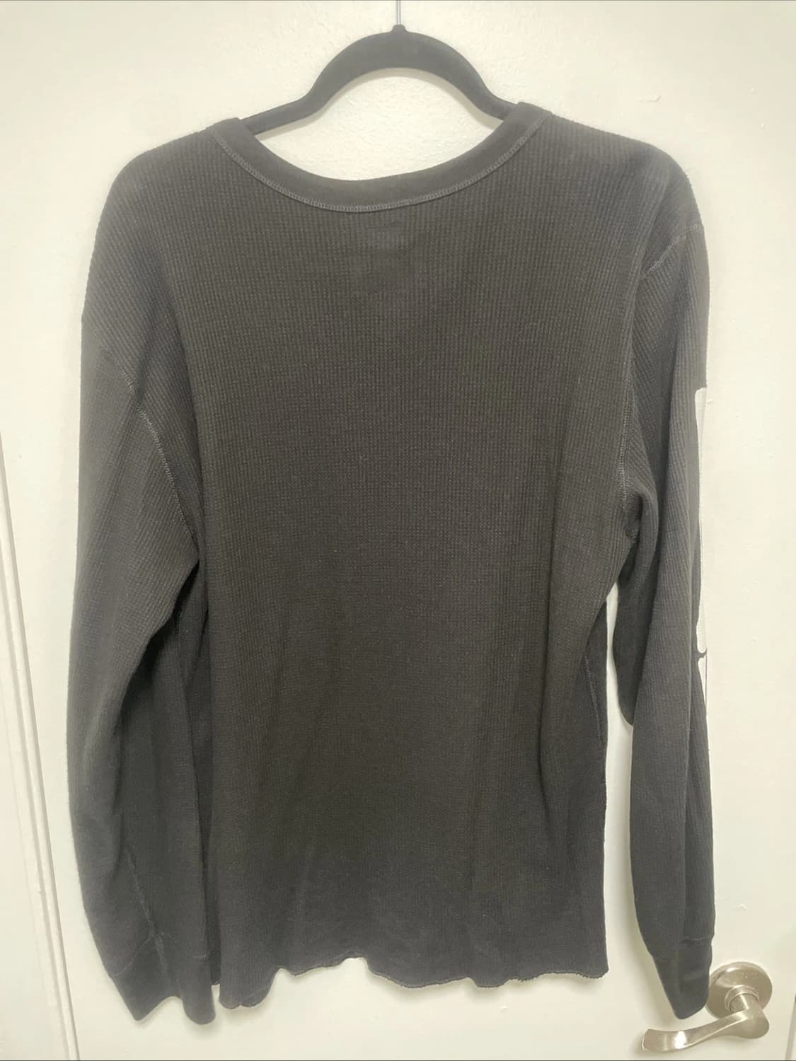 슈프림 헤인즈 본즈 써멀 크루 블랙 상품이미지3