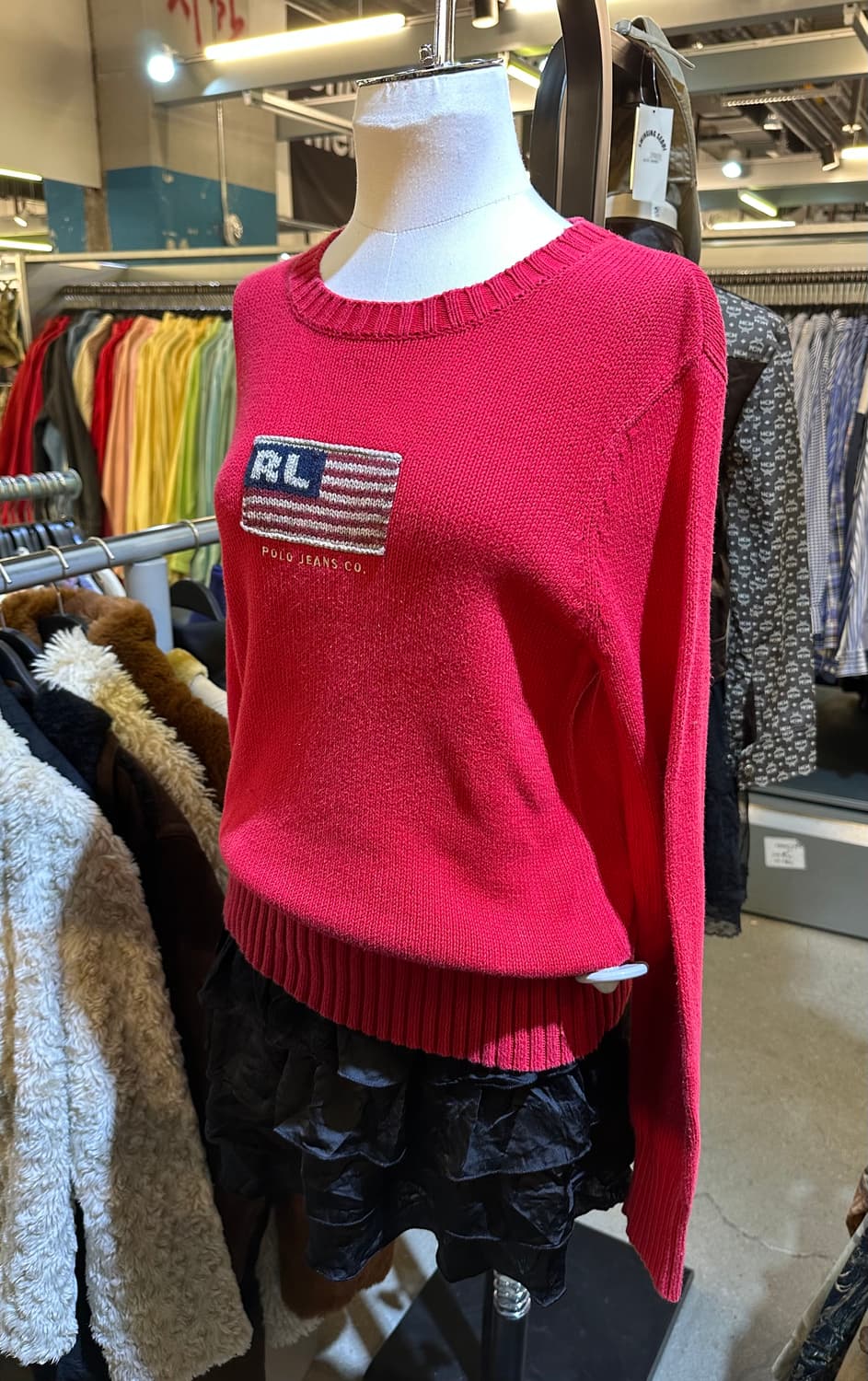 POLO 폴로 레드 성조기니트 상품이미지2