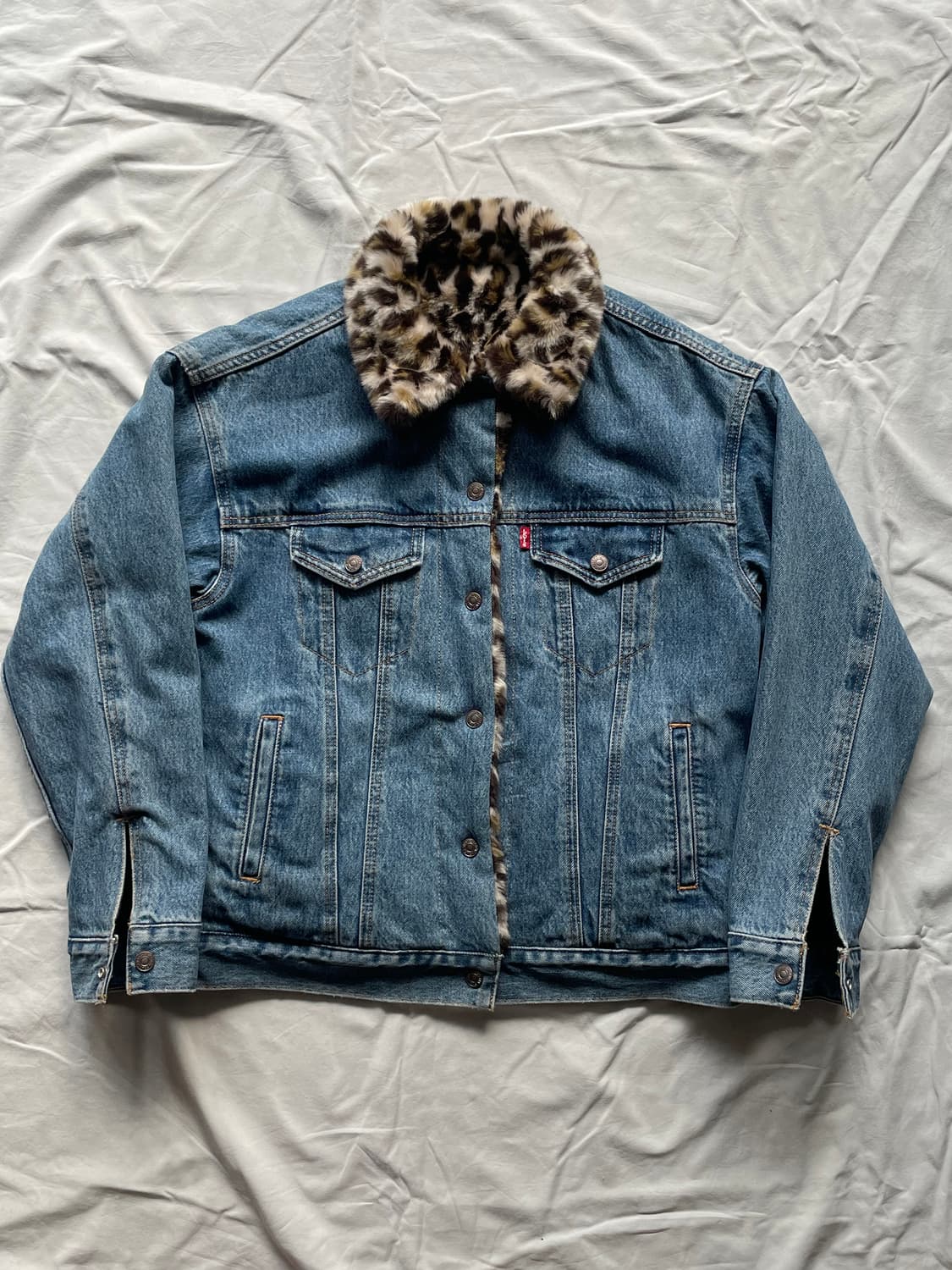 리바이스 레오파드 쉐르파 트러커   상품이미지1