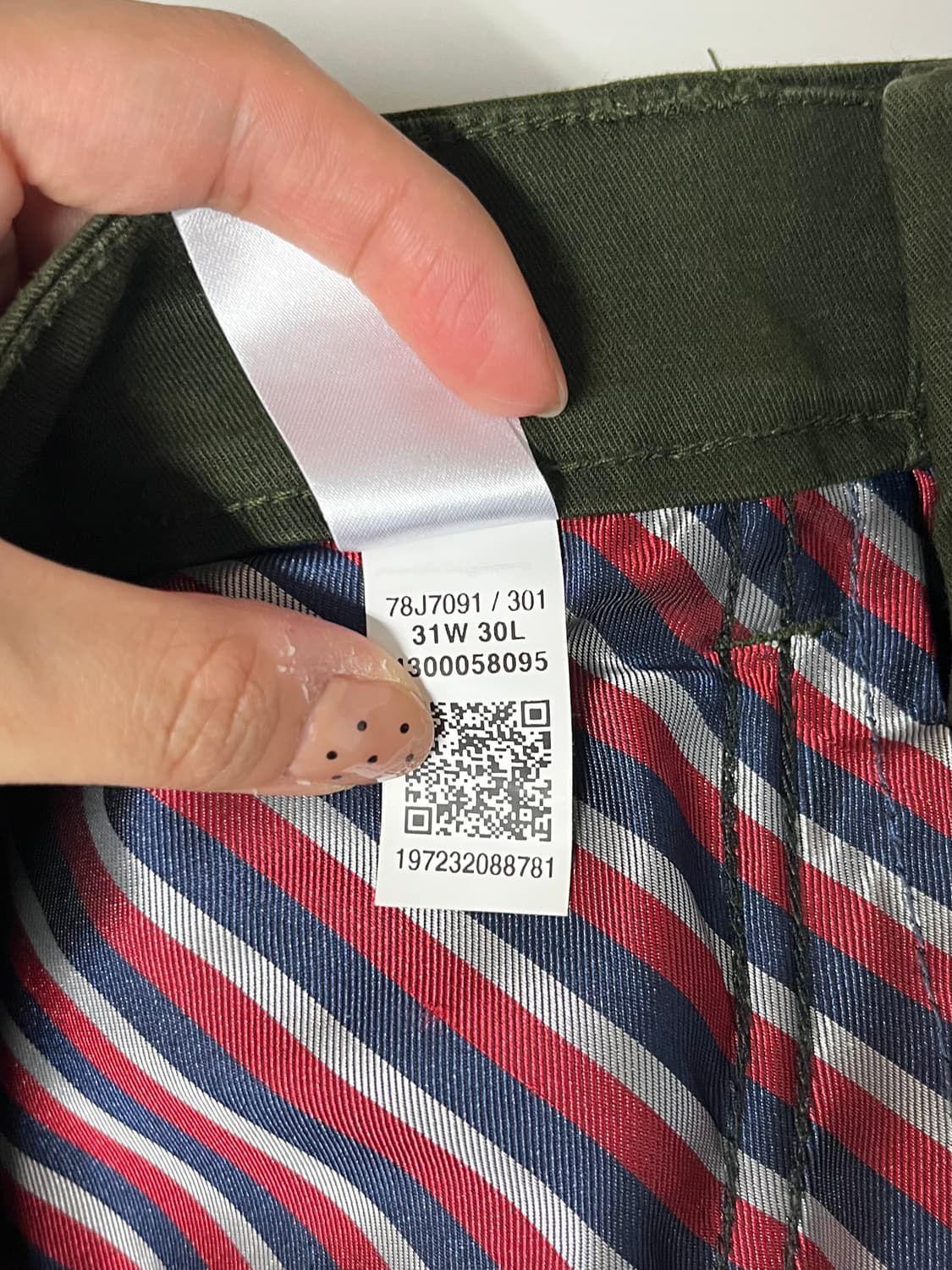 31) 타미힐피거 코튼 팬츠 카키 상품이미지6