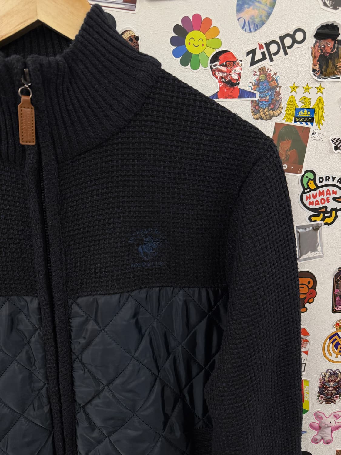 비버리힐스 폴로클럽 퀼팅 니트 M 상품이미지4