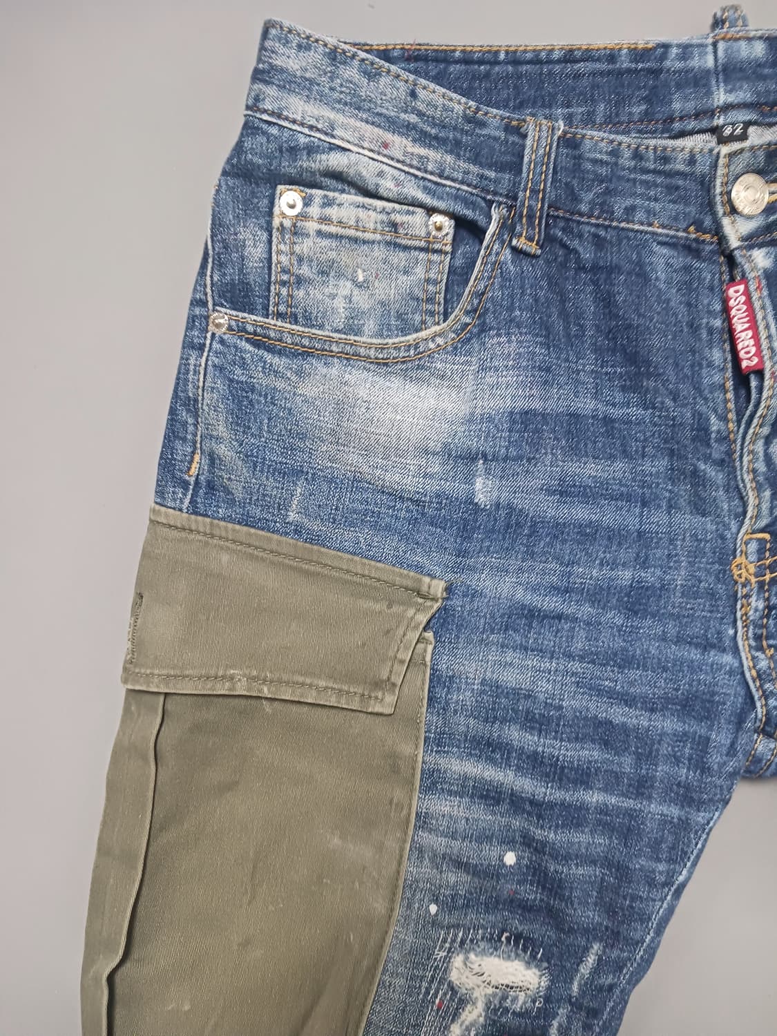[30] 디스퀘어드2 카고 데님 슬림진 청바지 상품이미지2