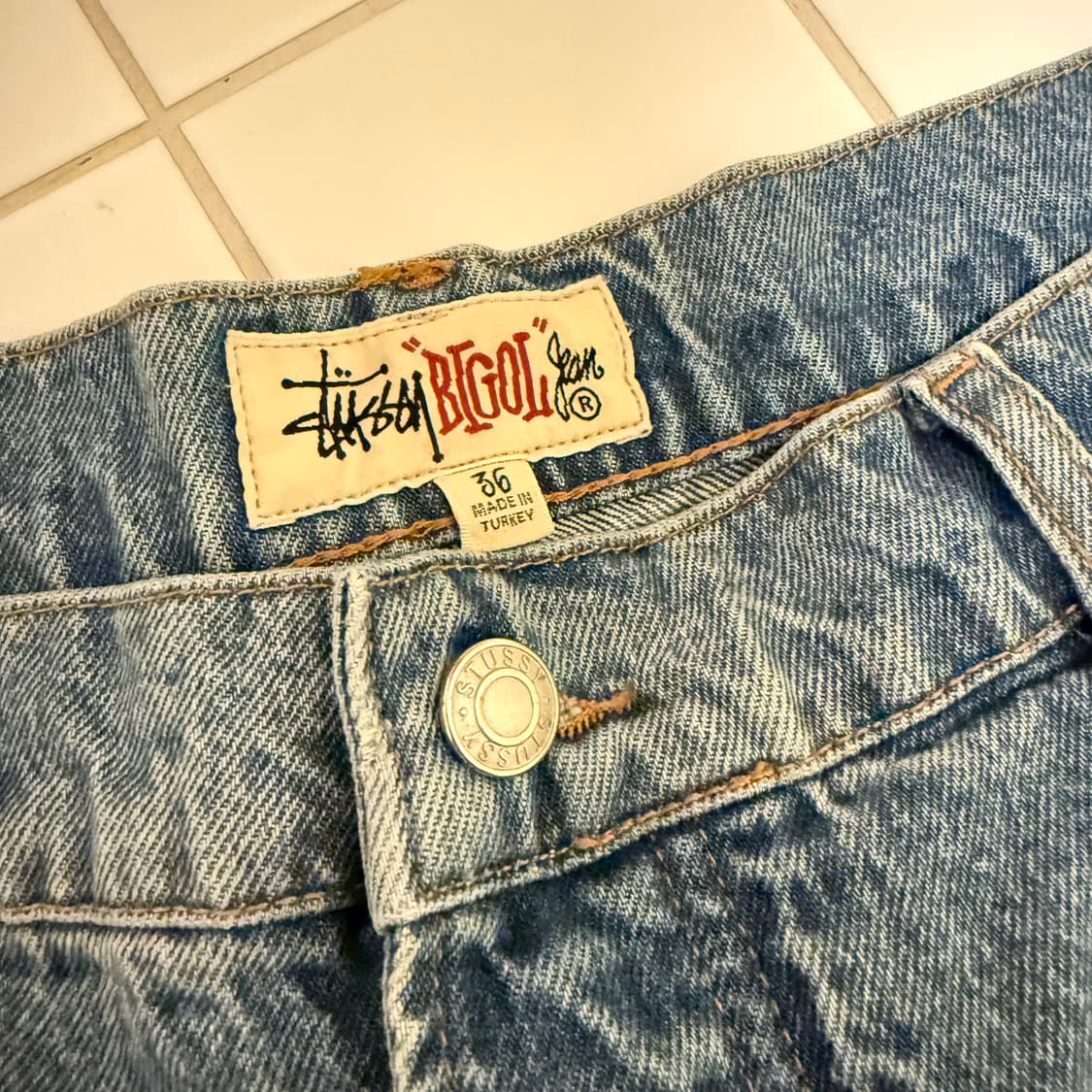 스투시 빅올진 데님 팬츠 상품이미지4