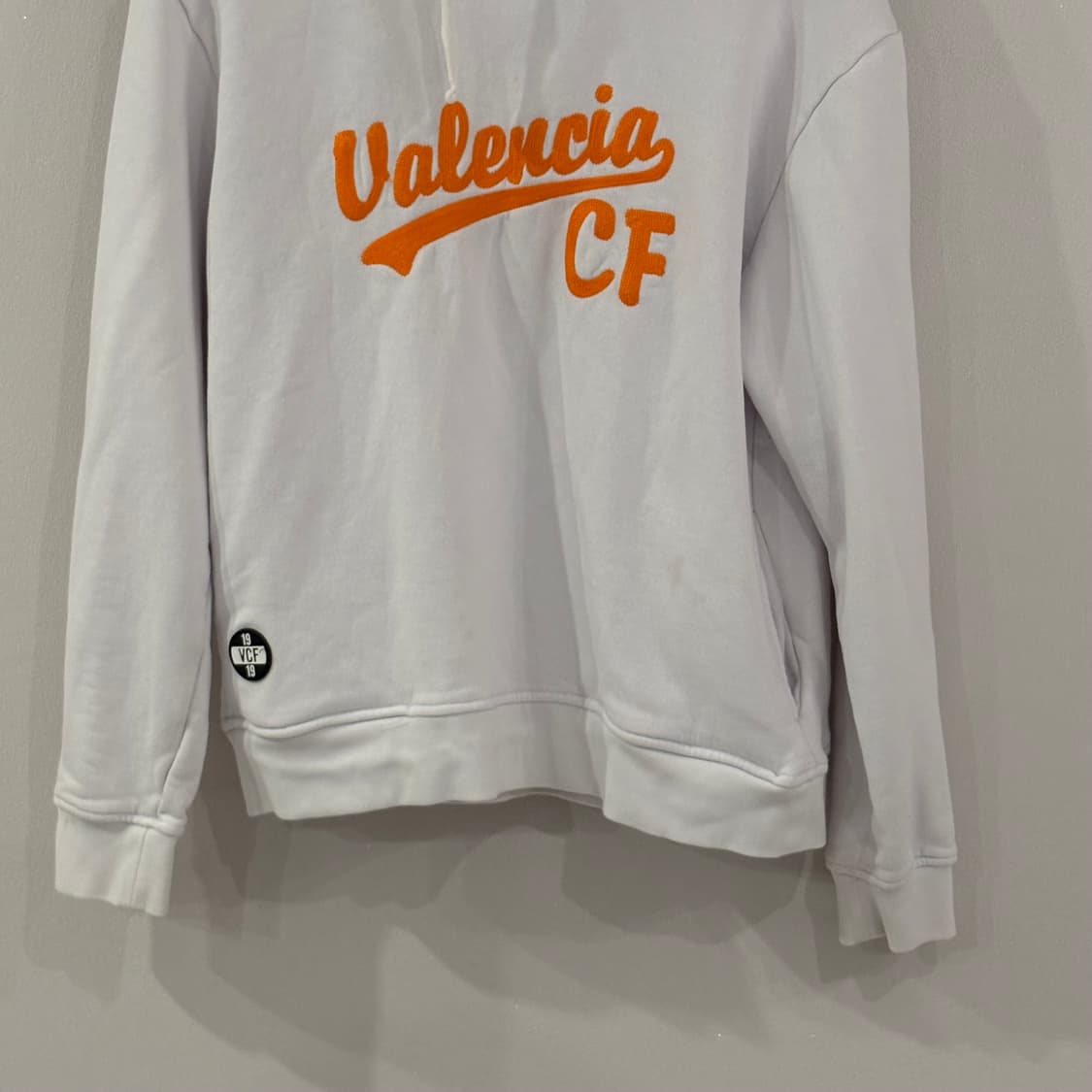 발렌시아 CF 후드티 화이트 2XL 상품이미지2