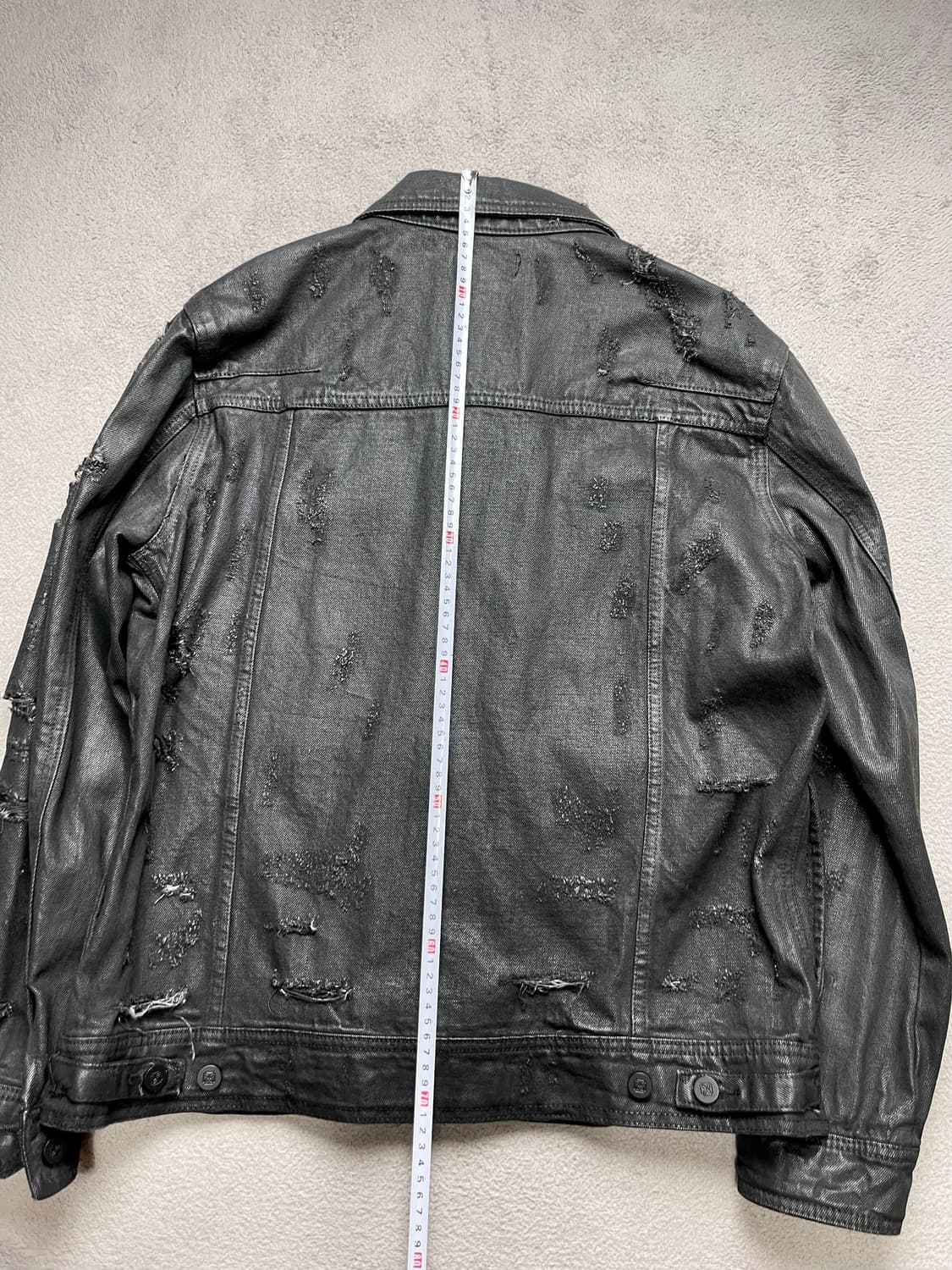 [L] LOPE 코팅진 데님자켓-100-105 상품이미지6