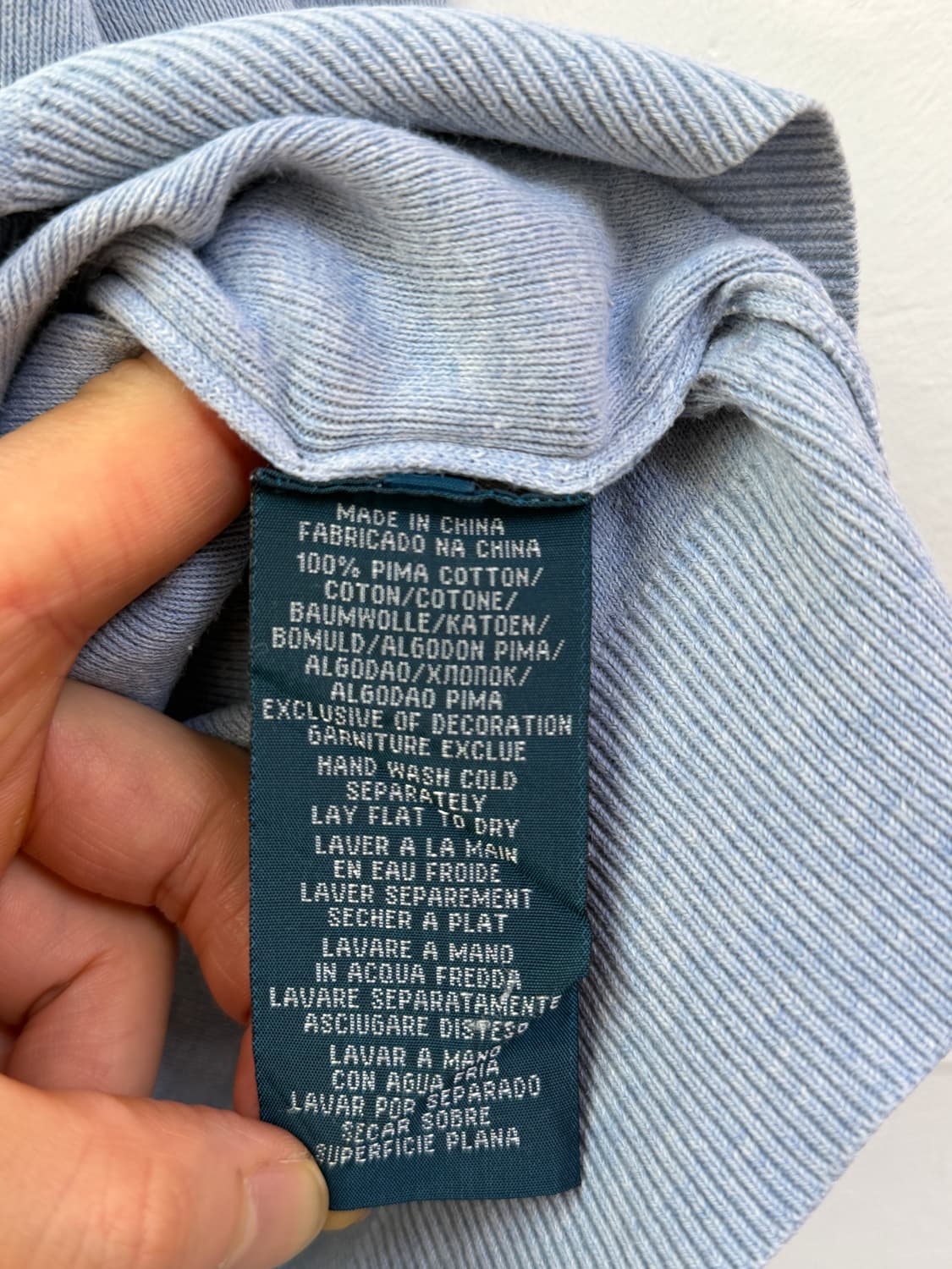 Polo by Ralph Lauren 피마코튼 브이넥 긴팔 니트 M 상품이미지4