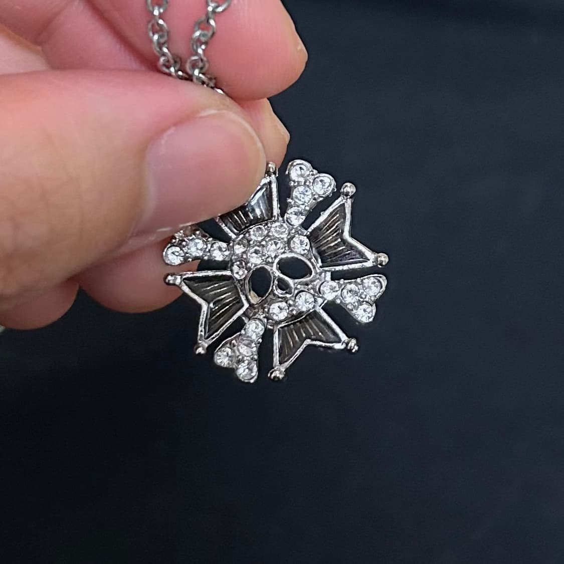 비비안웨스트우드 스컬 해골 목걸이 펑크 고스 나나 상품이미지2