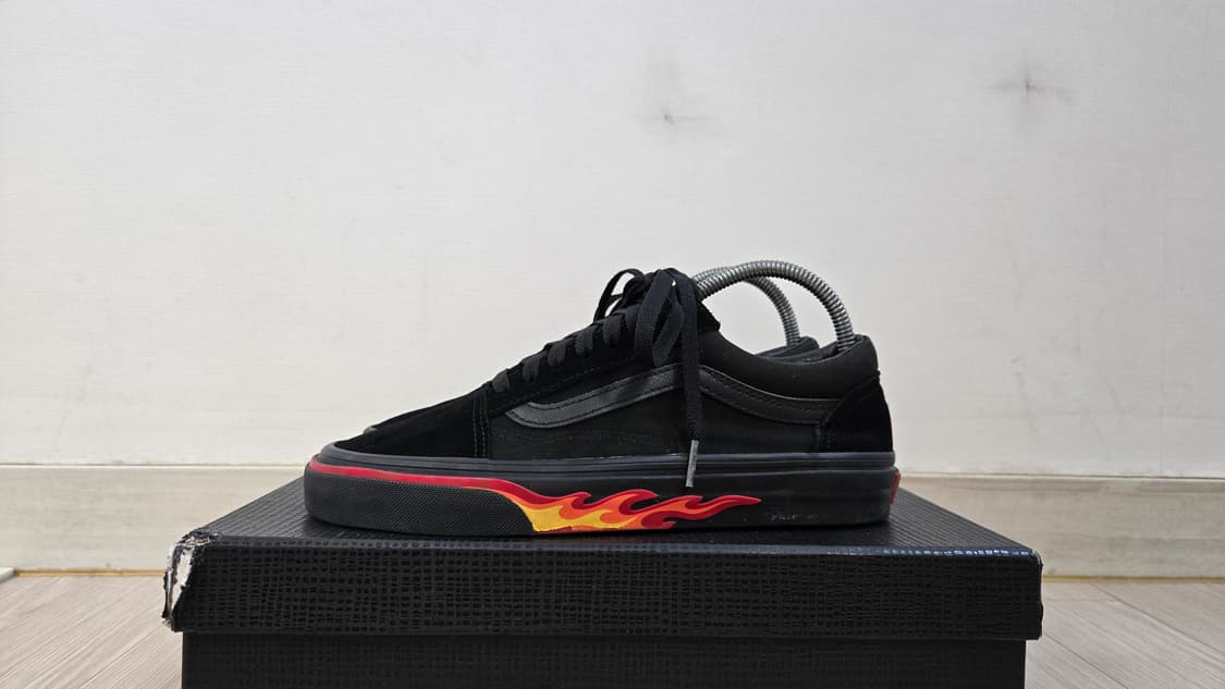 245 반스 올드스쿨 플레임 블랙 상품이미지3