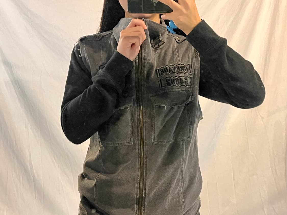 Ppfm two-way zip-up vest 상품이미지4