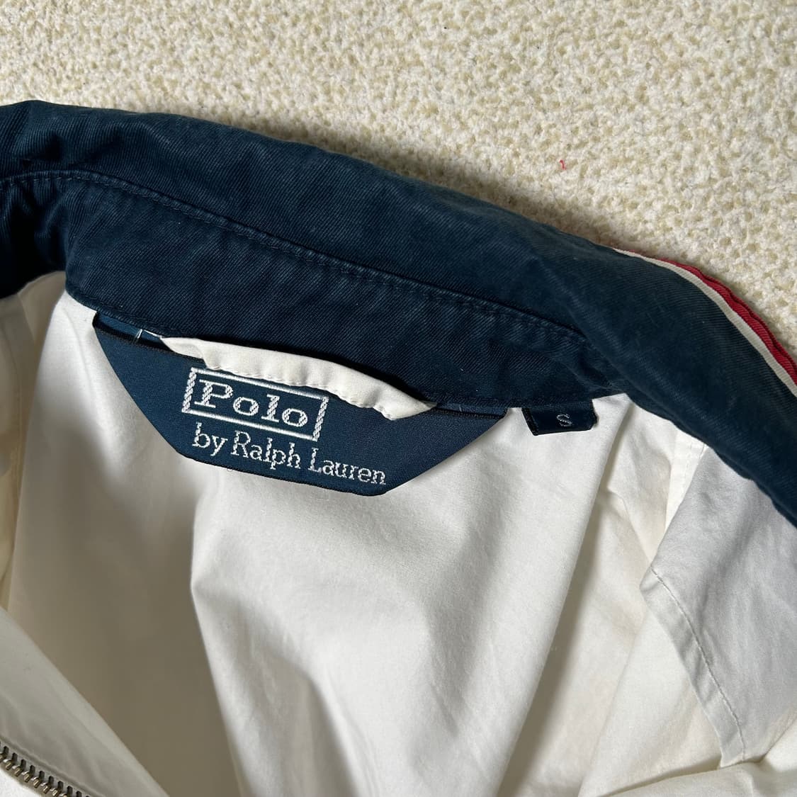  (S) 00s 폴로 랄프로렌 화이트  스윙톱 자켓 상품이미지7