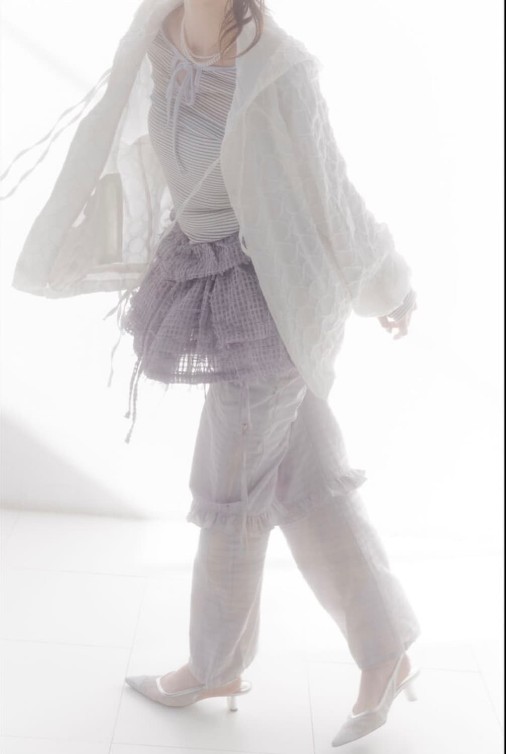 타입서비스 자가드 후디 재킷 상품이미지2