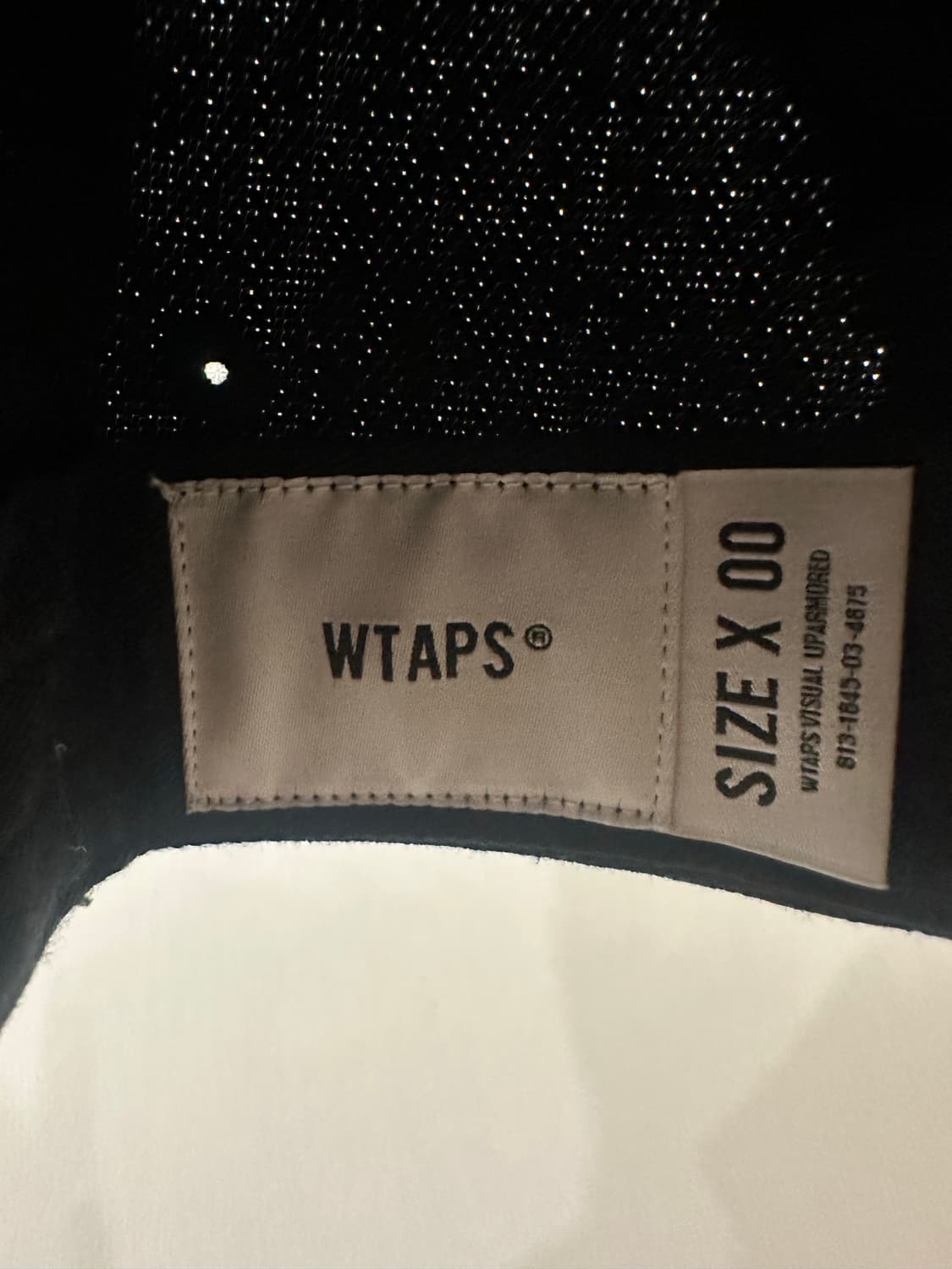 최종가격 더블탭스 크로스본 캠프캡 블랙 코튼 옥스포드캡 상품이미지8