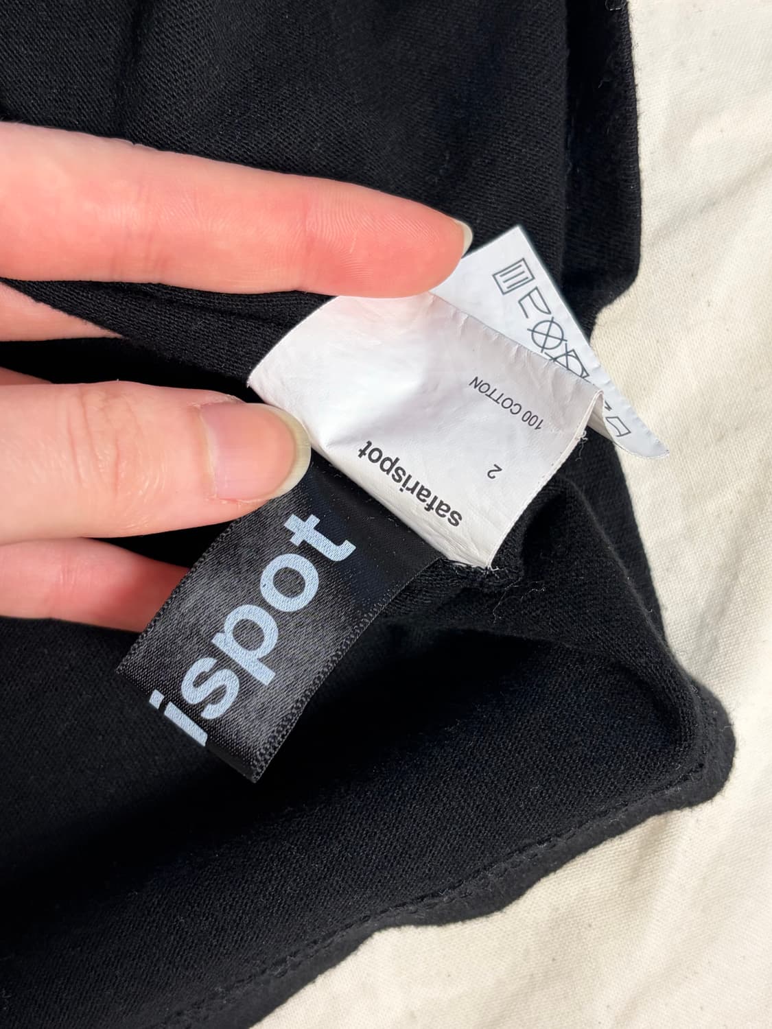 사파리스팟 베이직 티셔츠 블랙 (여성) 상품이미지2