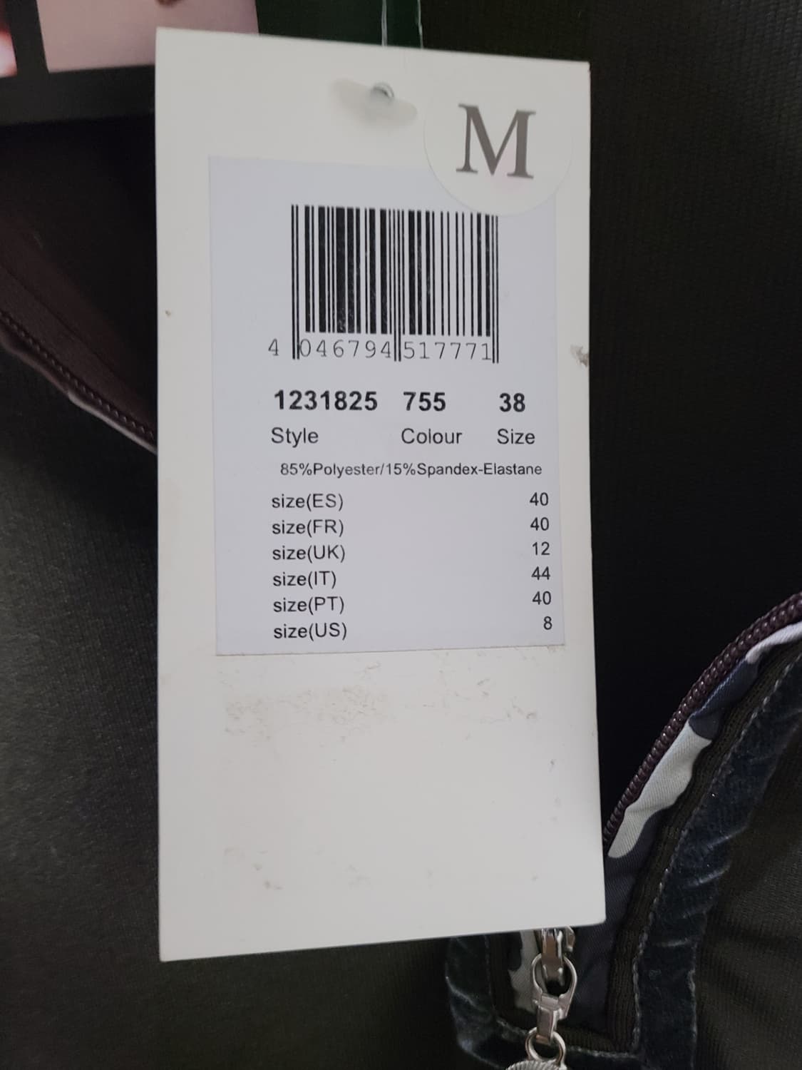 Golfino 골피노 여성 골프웨어 골프복 1/2 집업 티셔츠 M 사이즈 상품이미지9