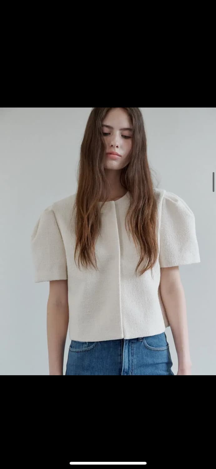 프로스트제이 DEAR TWEED PUFF JACKET 상품이미지1