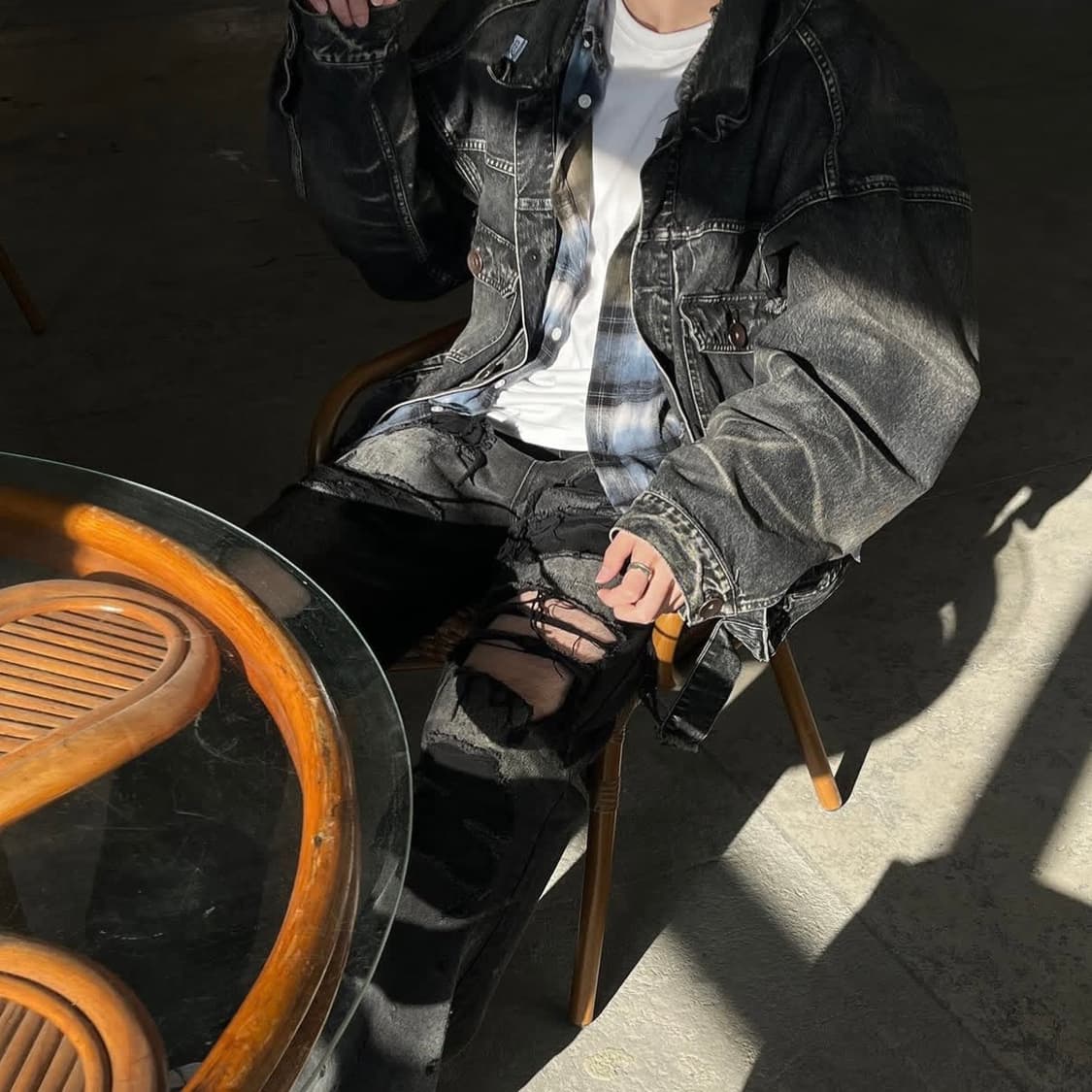 미하라야스히로 디스트로이드 데님 자켓 48 상품이미지5