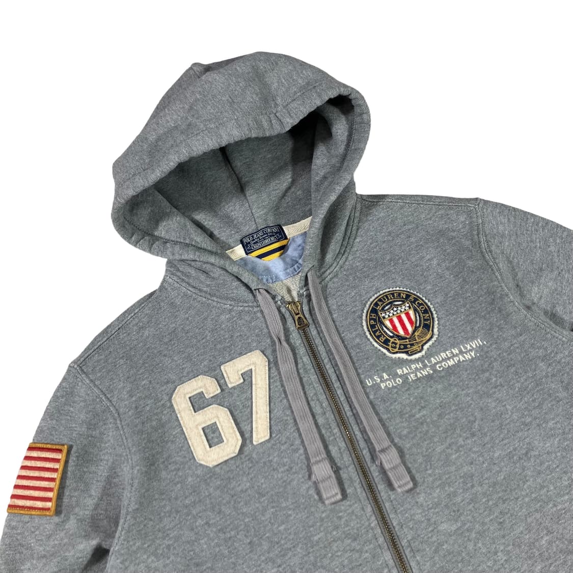 폴로 랄프로렌 성조기 후드집업 상품이미지2