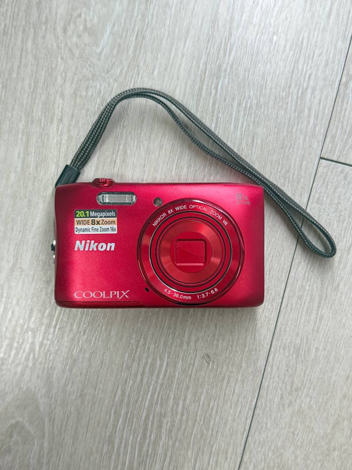 니콘 쿨픽스 S3600 (레드) 디캄 (Nikon Coolpix) 상품이미지1