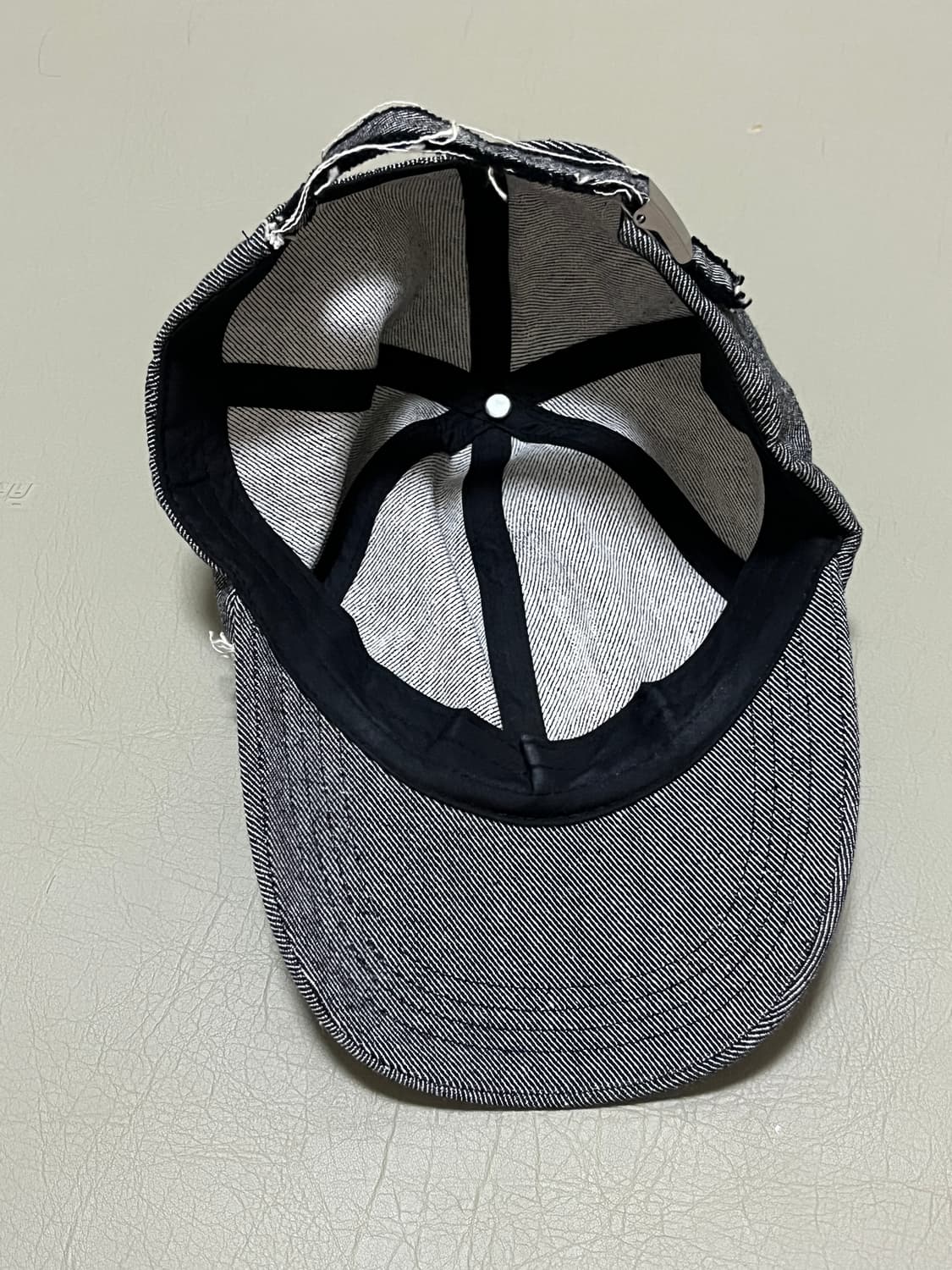 마뗑킴 데님 볼캡 상품이미지3