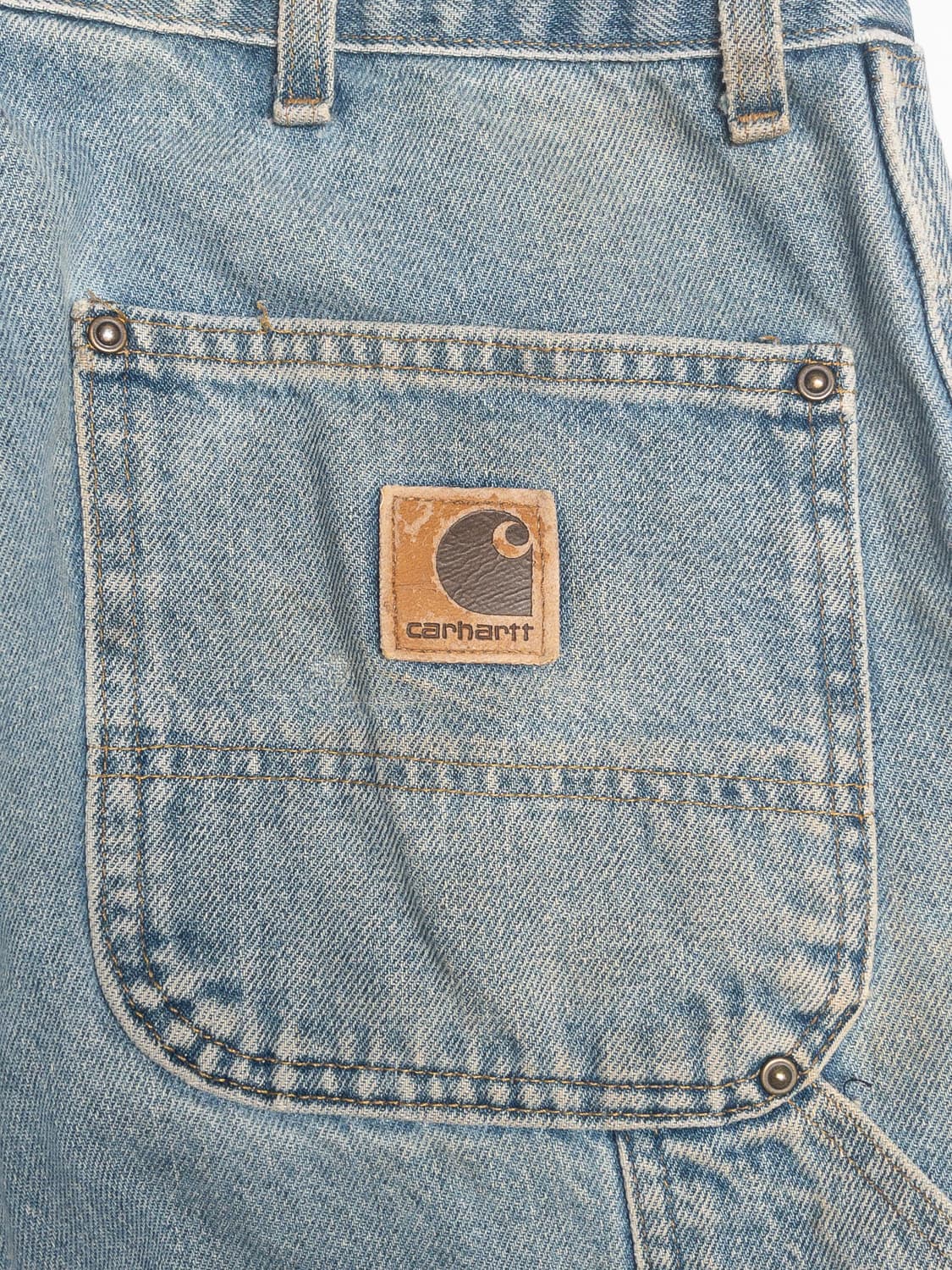 90s Carhartt Double knee Denim USA 상품이미지8