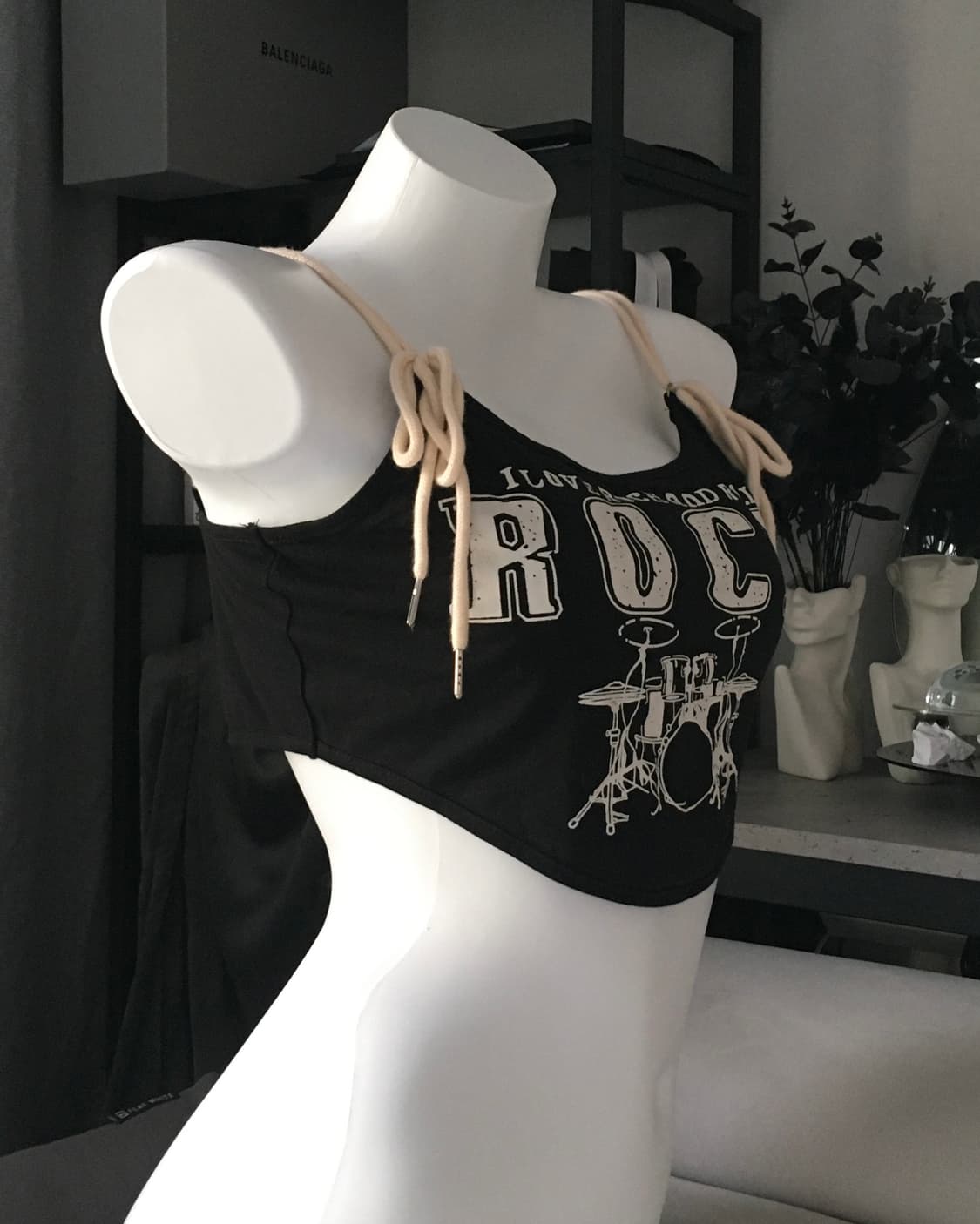 ༒ I love rock crop T 상품이미지2
