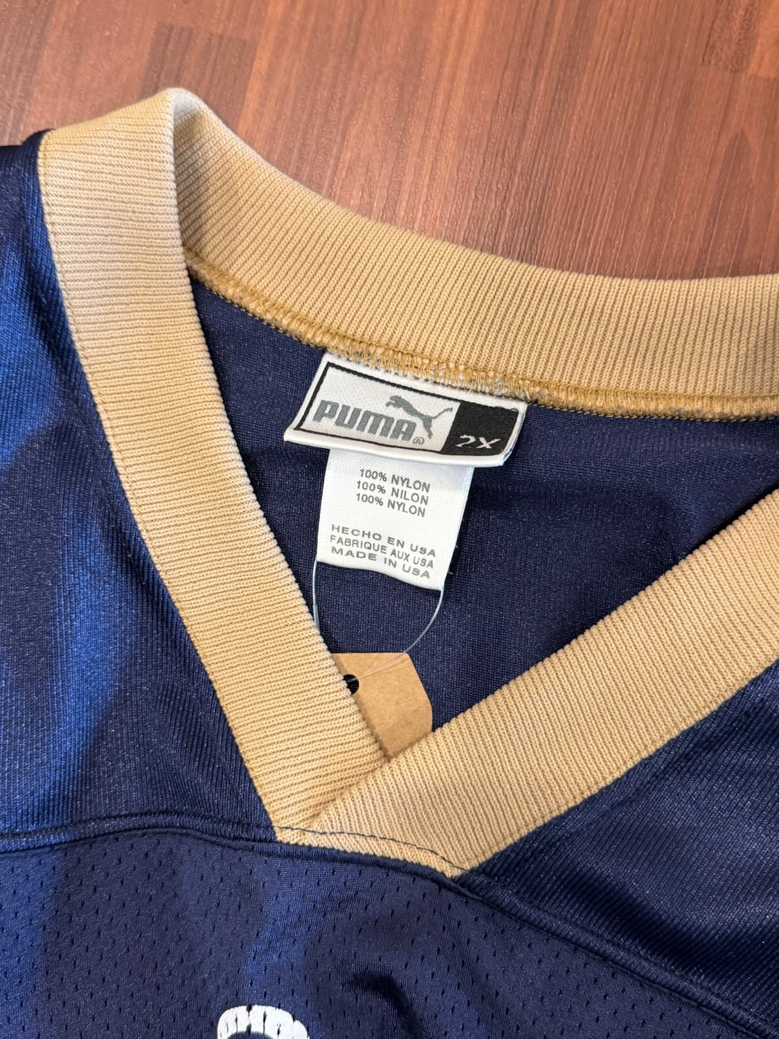 90s Puma 올드 푸마 NFL LA 램스 No.80 풋볼 저지 USA 상품이미지10
