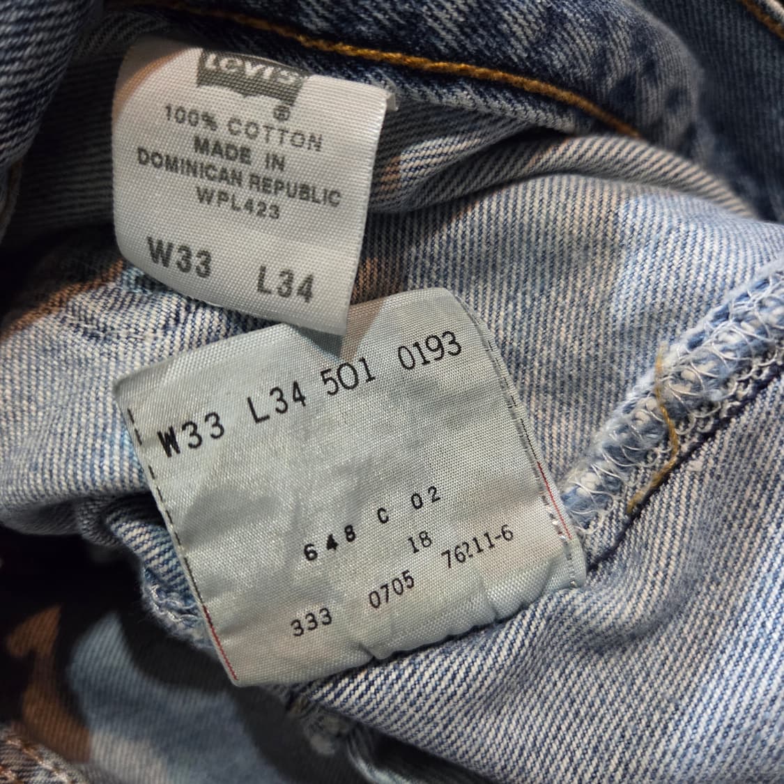 리바이스 501 데님 팬츠 상품이미지8