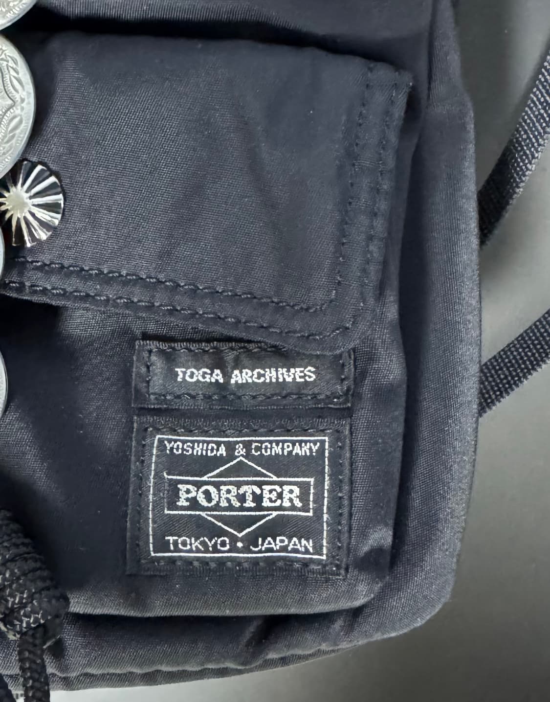 toga x porter/토가 포터 스트링백 블랙컬러 상품이미지4