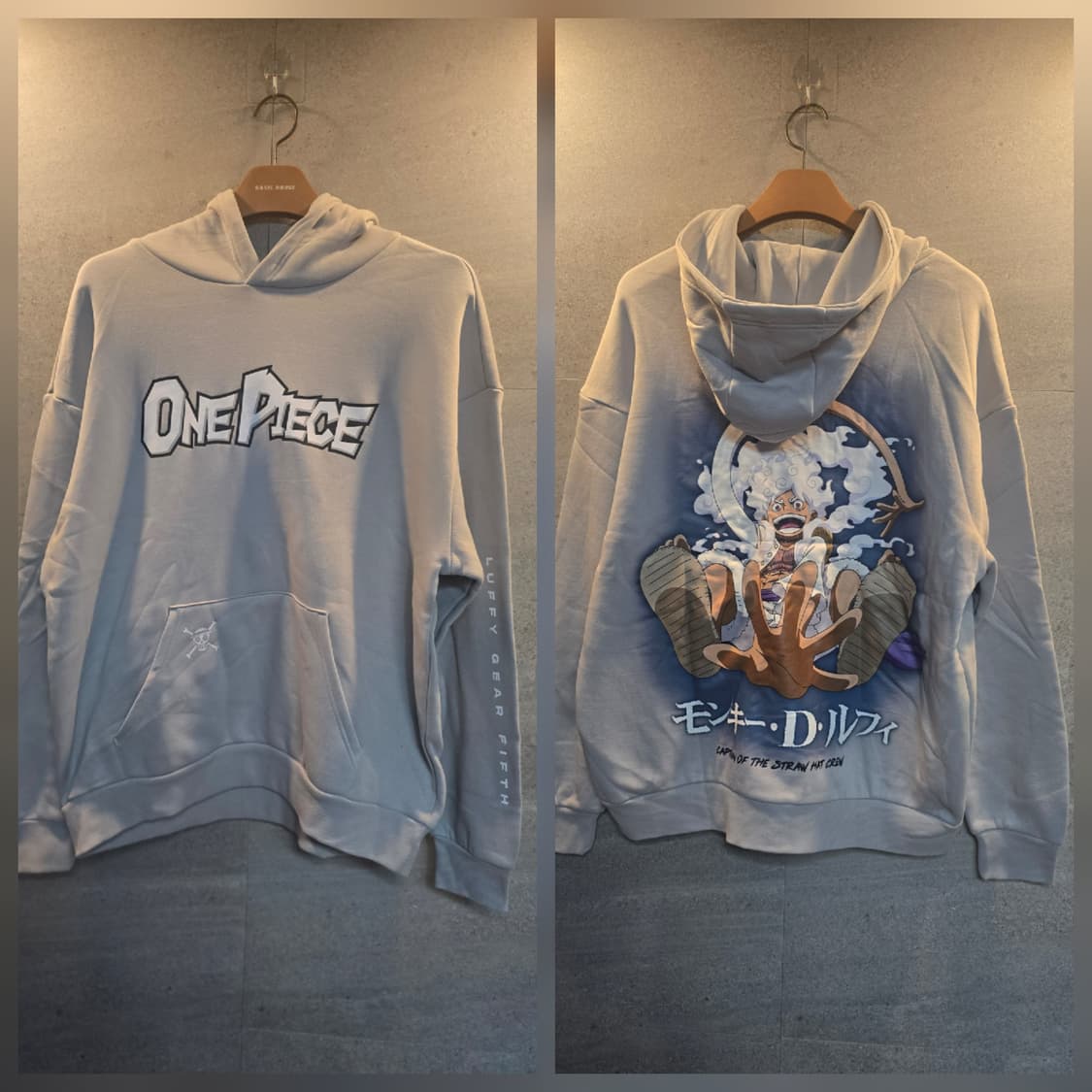 원피스 굿즈 정품 . 루피. 후드티셔츠. 미착! 상품이미지1