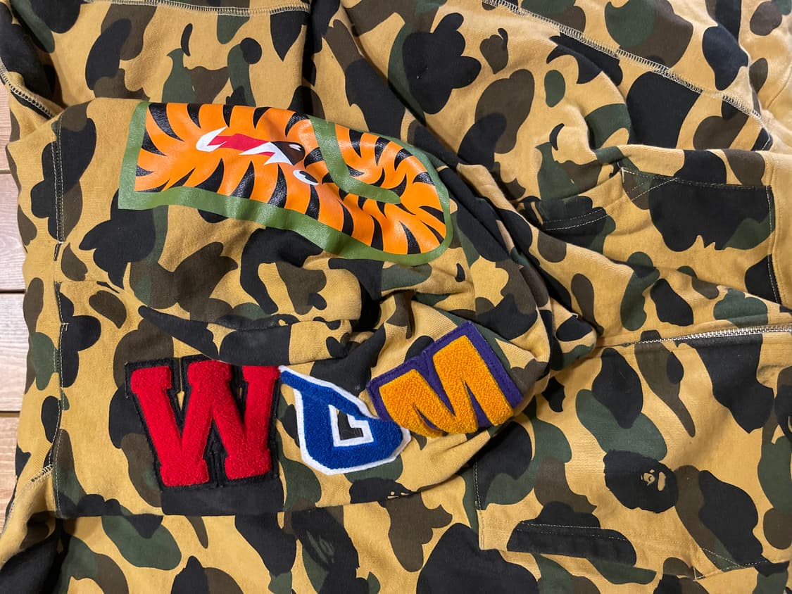 베이프 abc 카모 황계 후드집업 XXL my 상품이미지2