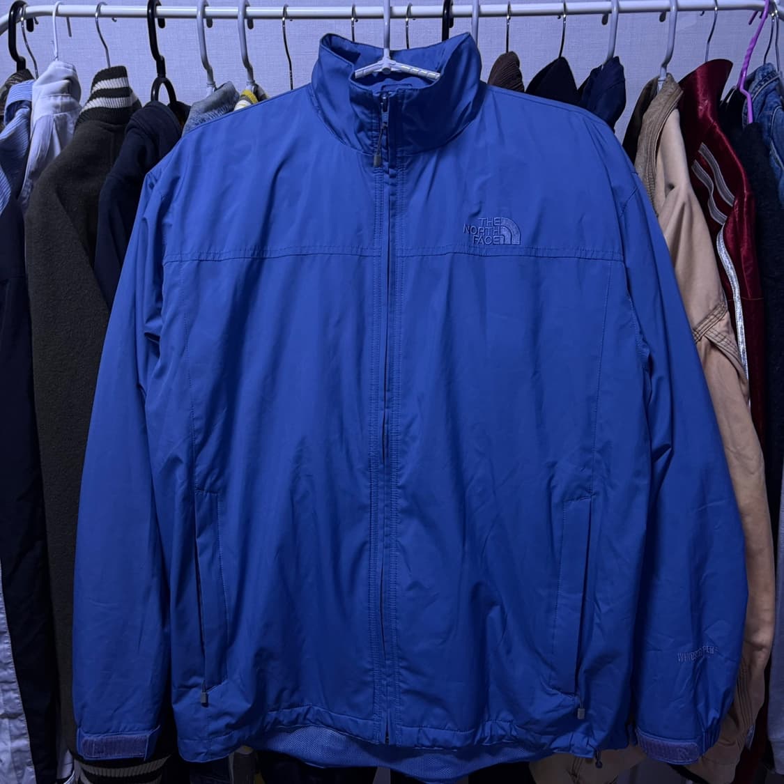 노스페이스 윈드스토퍼 블루 바람막이 자켓 100size 상품이미지1