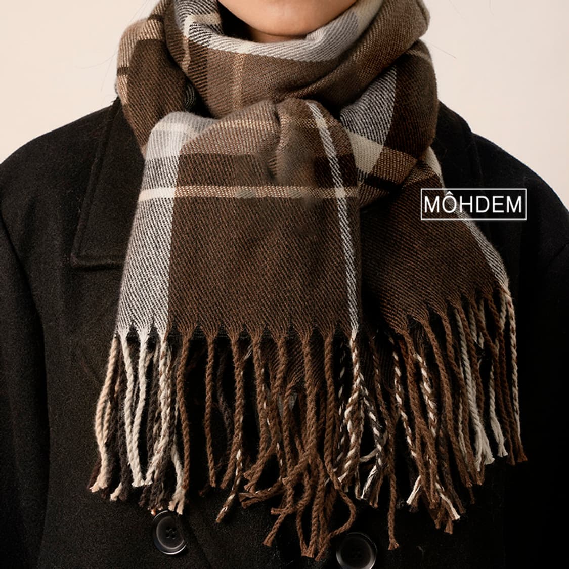 [Uinsex] 겨울 체크 머플러 2컬러 상품이미지5