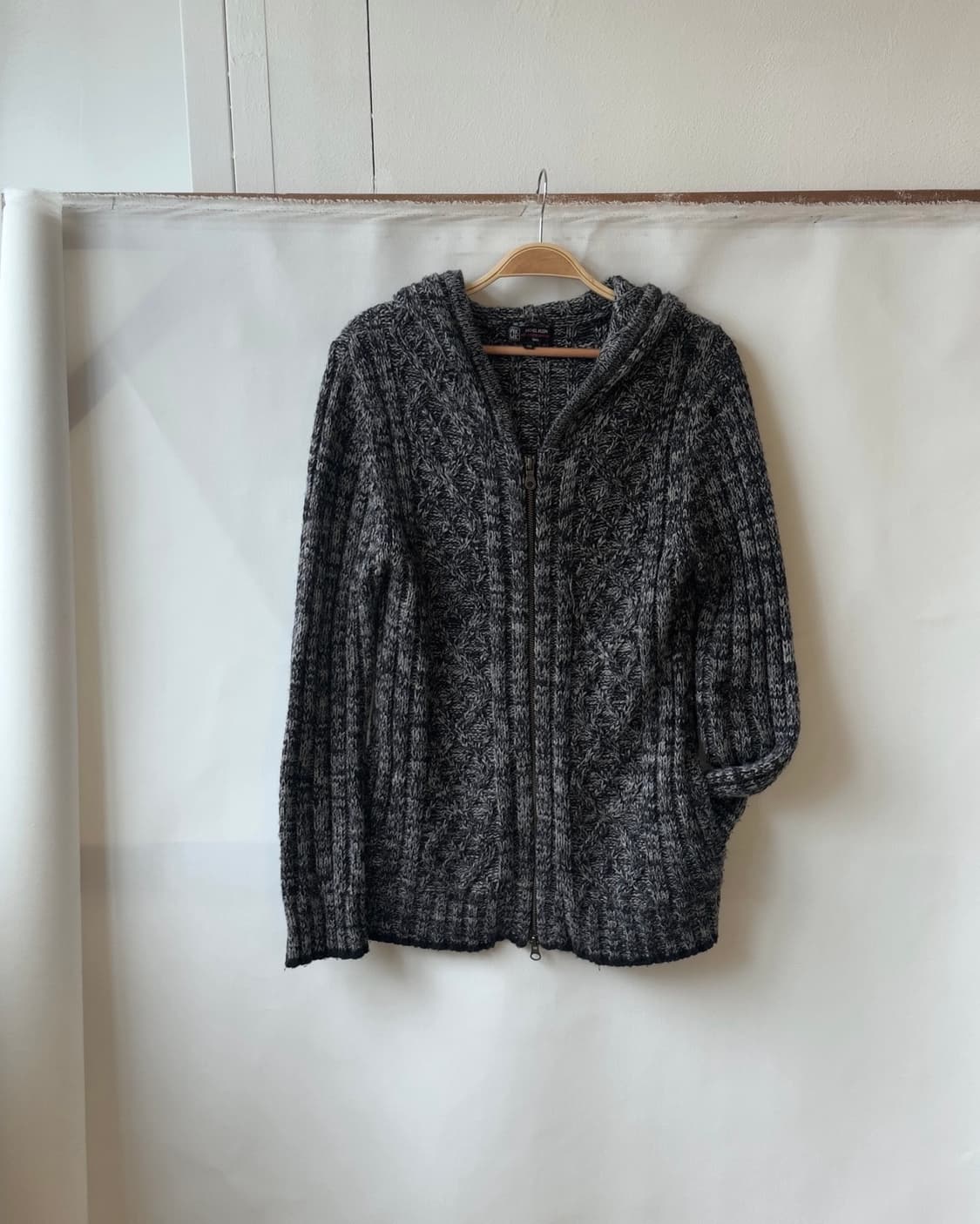 [MICHEAL KLEIN] hoodie knit zipup 상품이미지1