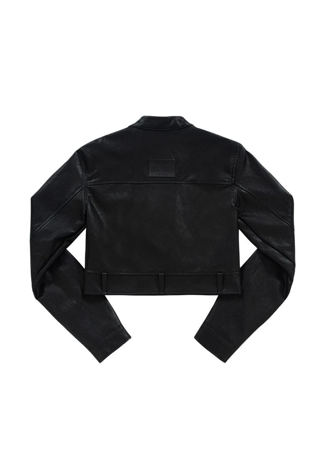 애즈온 슬림 레더 자켓 상품이미지3