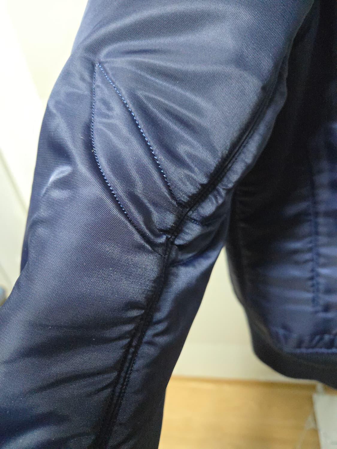 샌드파이퍼 MA-1 리버시블 플라이트 재킷 네이비 블루 L 상품이미지4