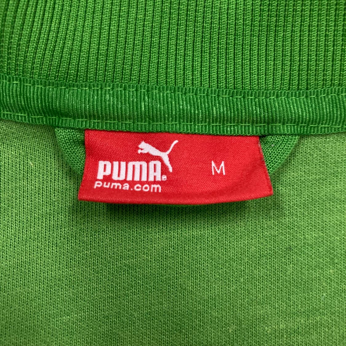 푸마 그린 컬러 스몰 로고 트랙탑 져지 상품이미지3