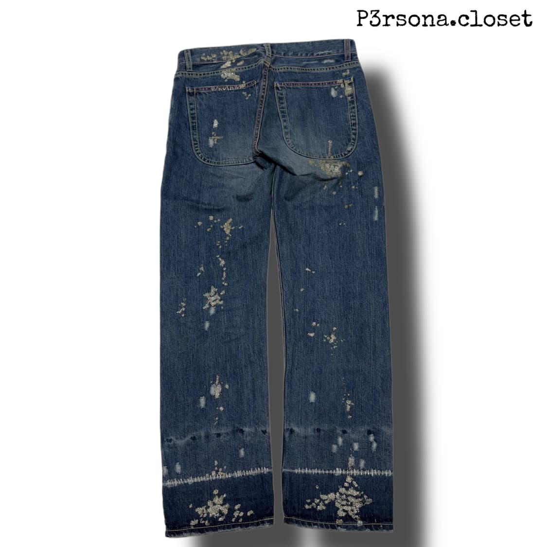 Tsumori chisato dirty painting denim jea 상품이미지2