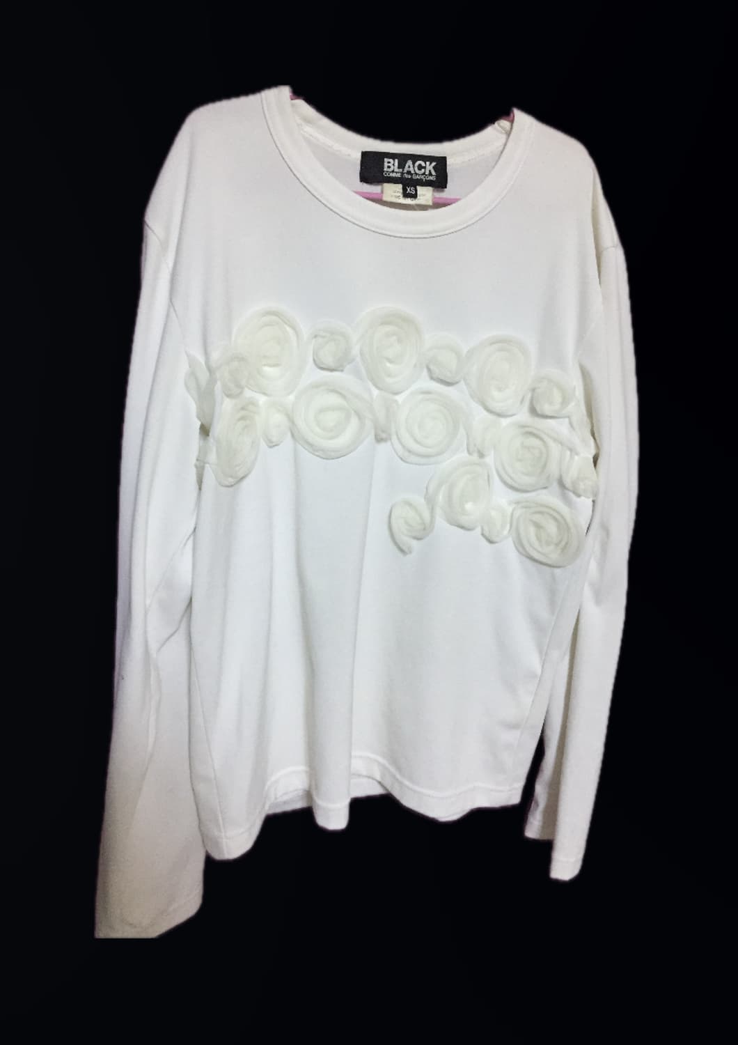 BLACK COMME DES GARCONS 로즈 롱슬리브  상품이미지1