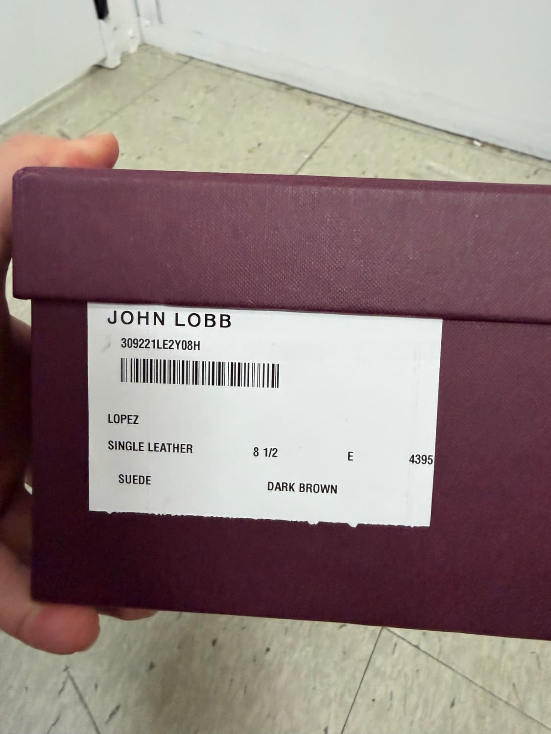 존롭 로페즈 스웨이드 8.5 상품이미지5