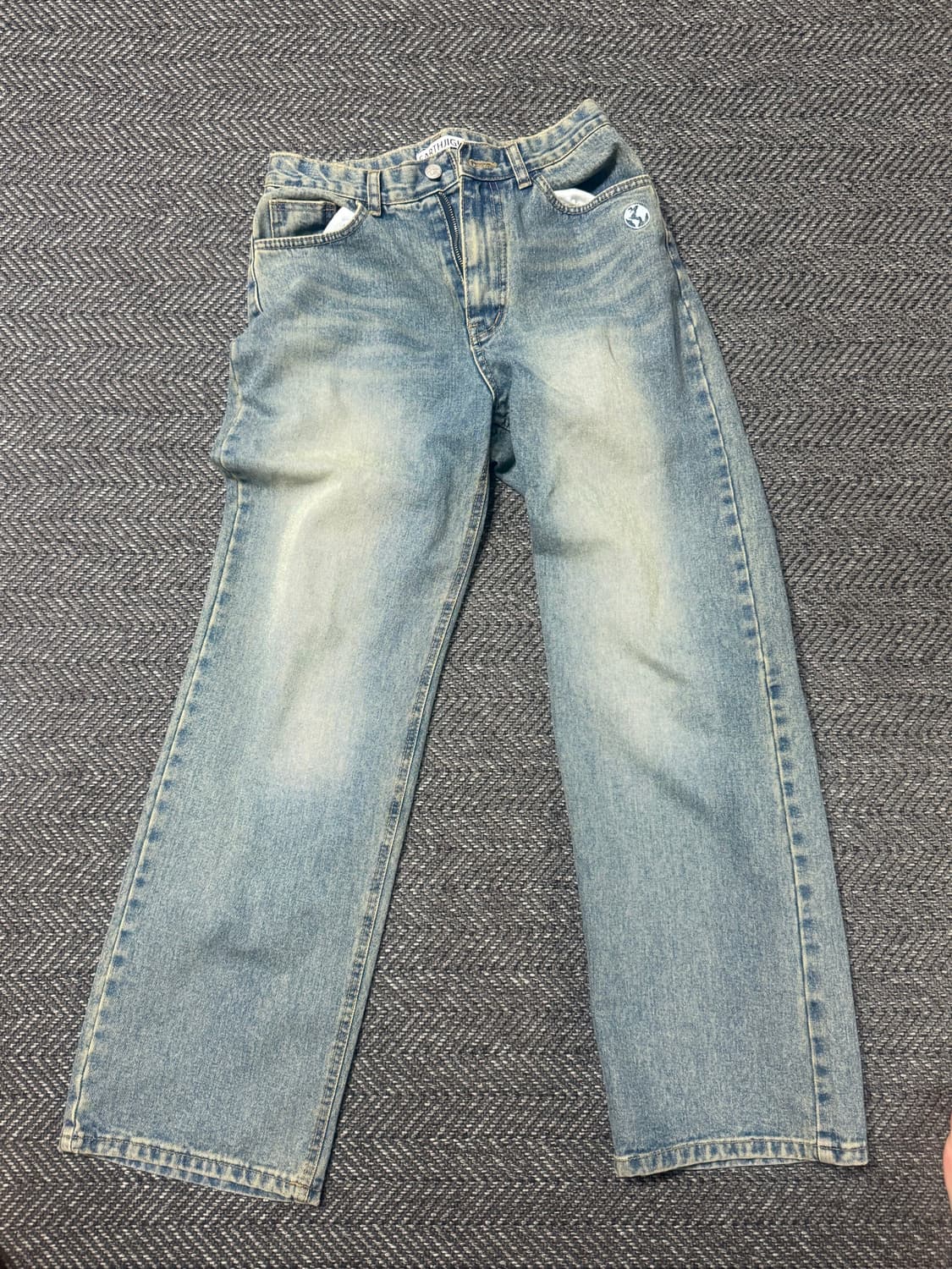 Earthjigu baggy jeans 배기 바지 M사이즈 ocean 상품이미지2