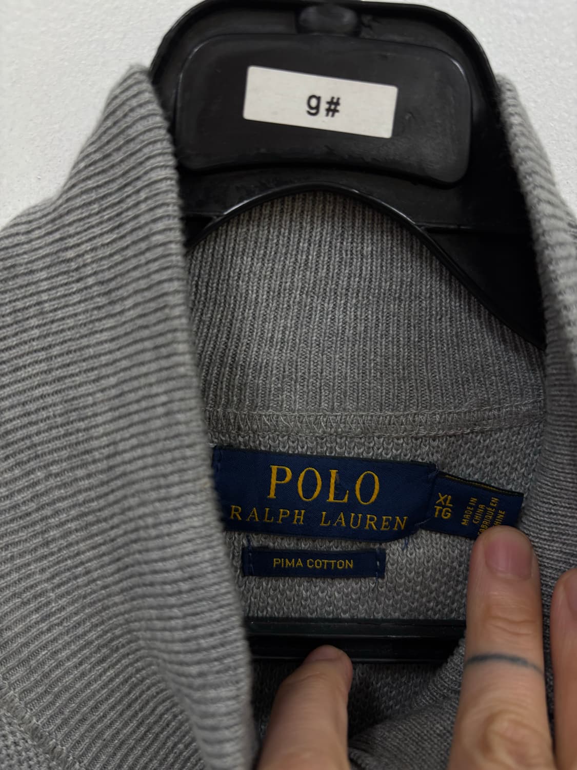 택부착) 폴로랄프로렌 울니트 집업 베스트 상품이미지5