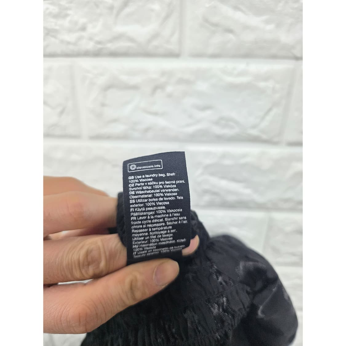 앤아더스토리즈 블랙 퍼프 소매 롱 원피스 상품이미지3