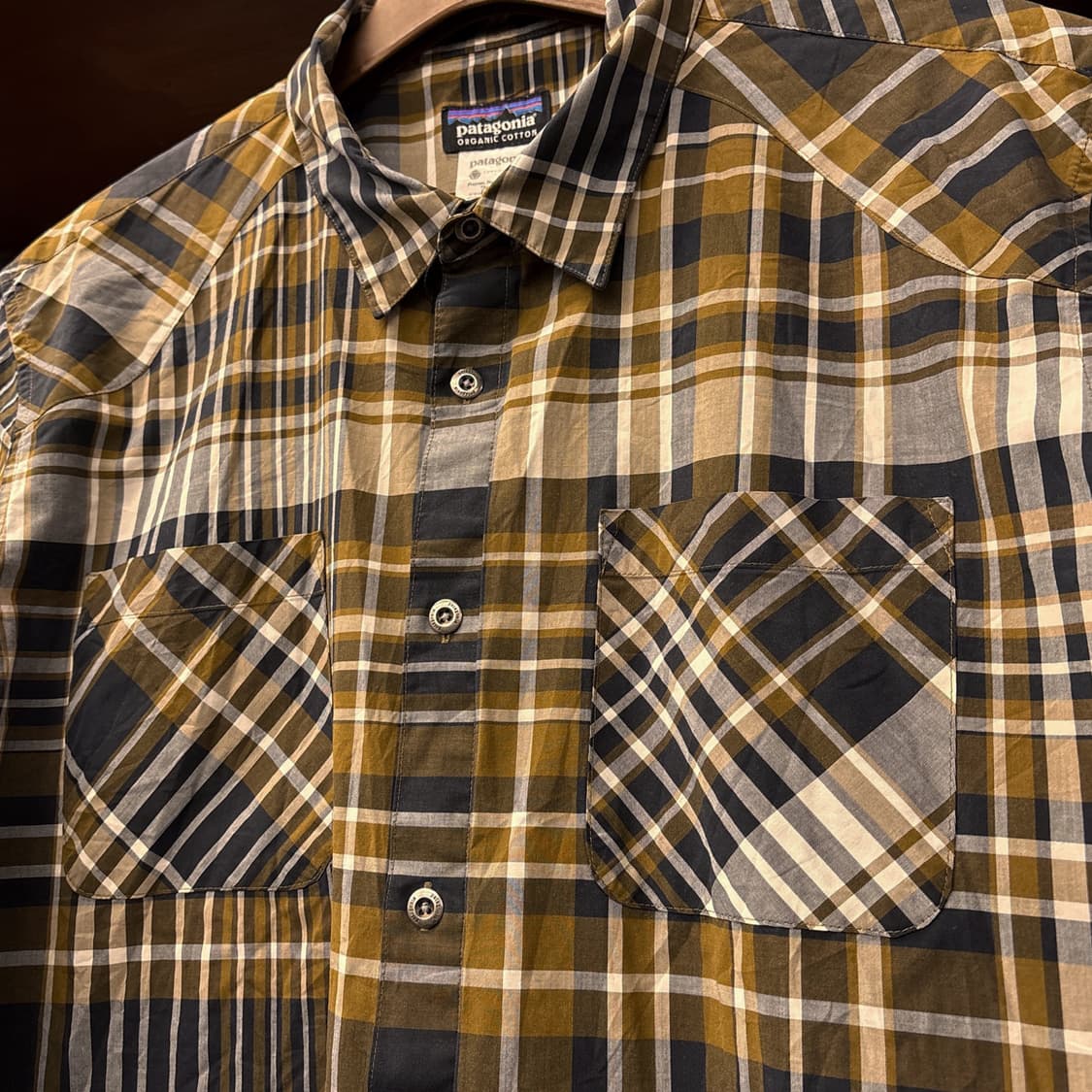 파타고니아 오가닉코튼 모디파이드 타탄체크 라이트코튼 셔츠 N1028 상품이미지5