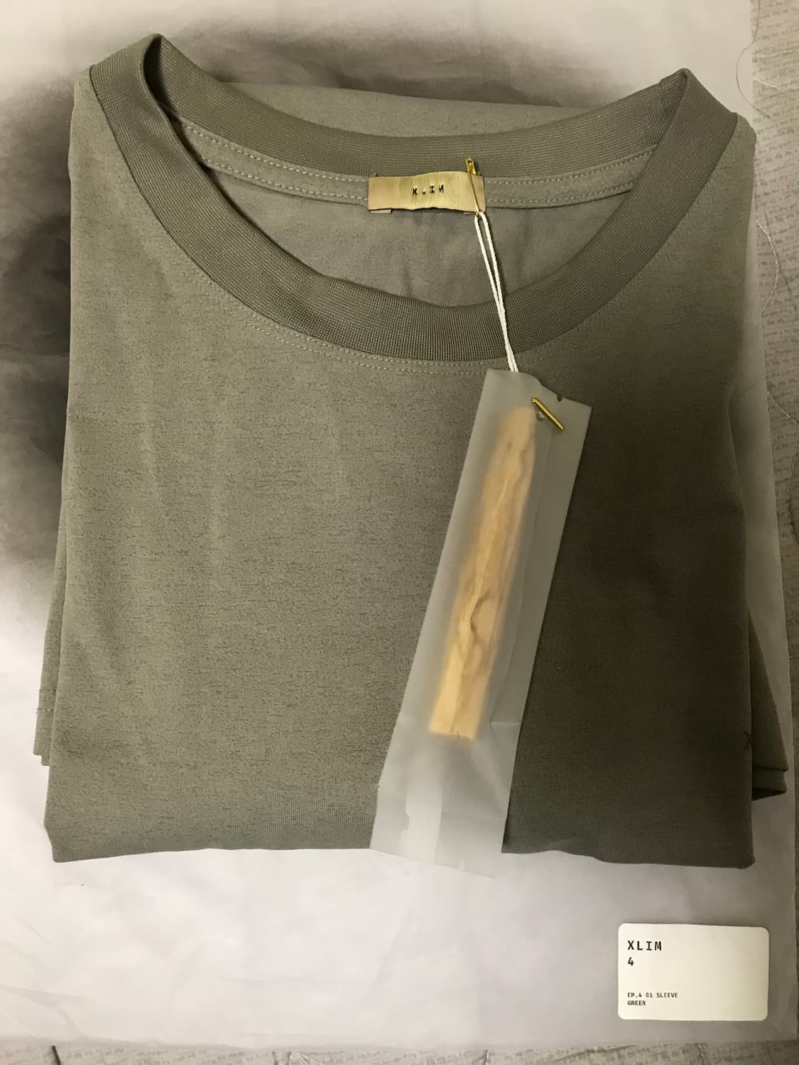 xlim 엑슬림 EP.4 01 롱슬리브 그린 상품이미지4