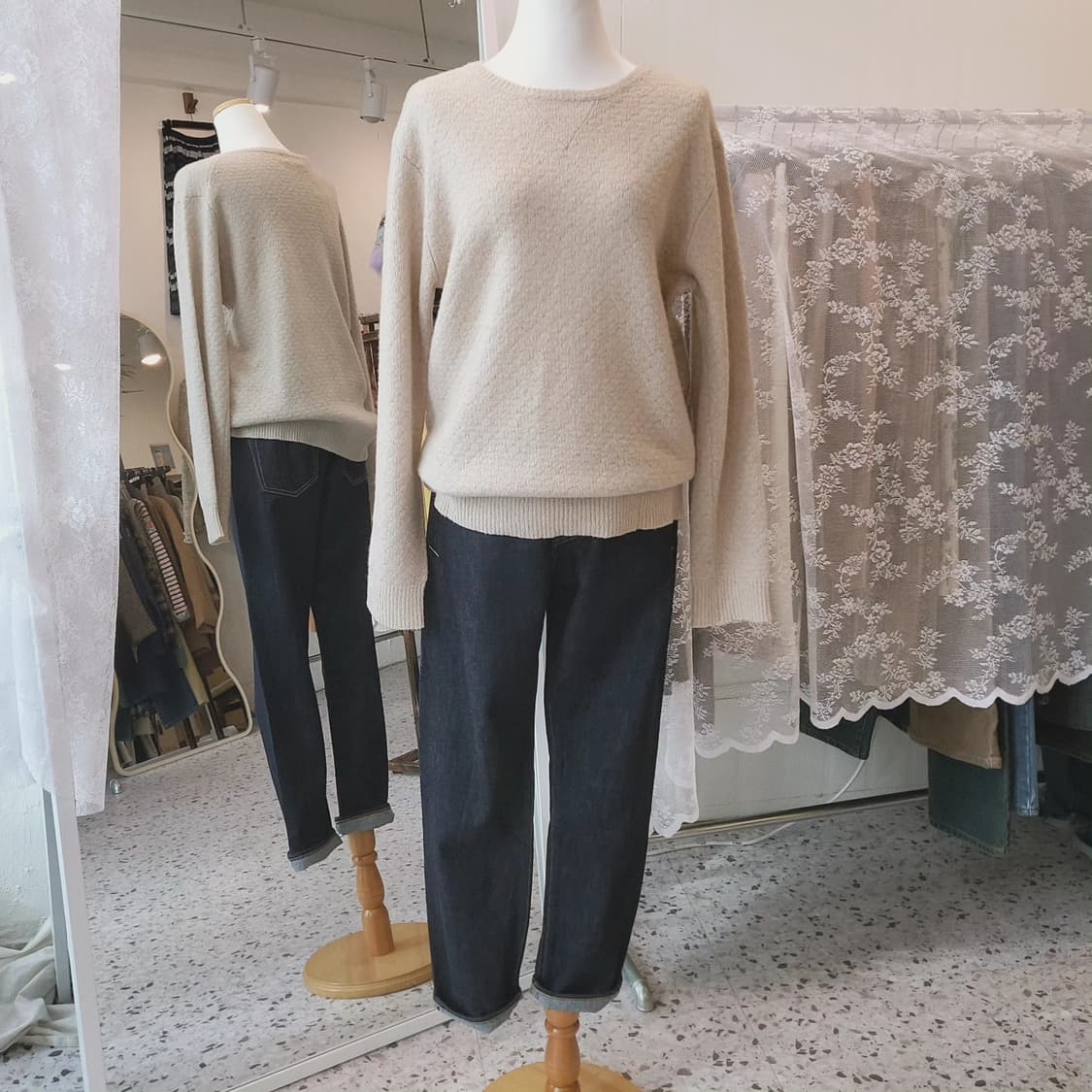 RNA 스티치 생지 데님팬츠 상품이미지9