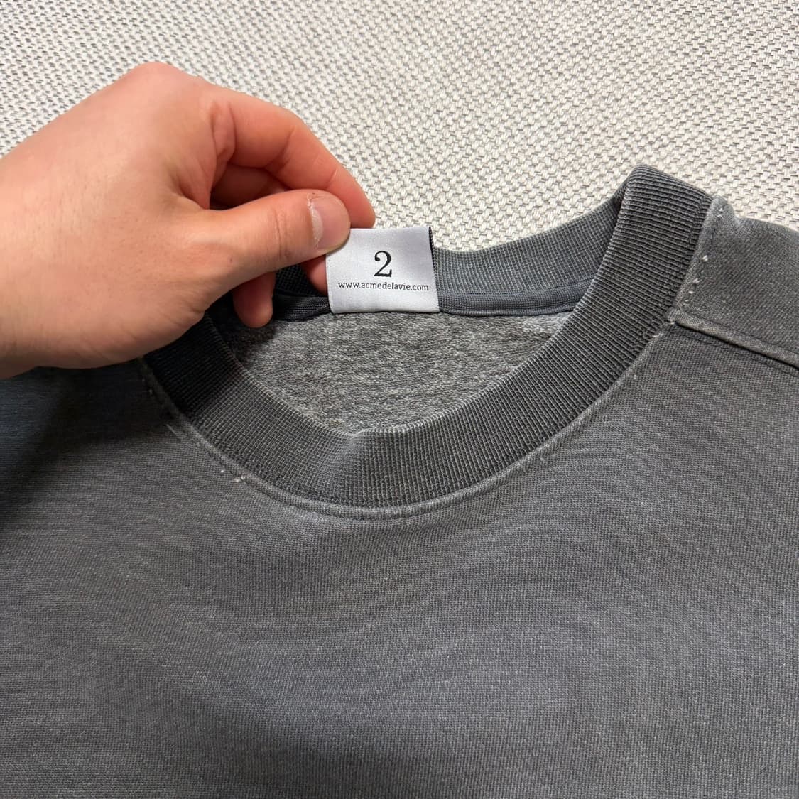 아크메드라비 피그먼트 유니콘 맨투맨 상품이미지3